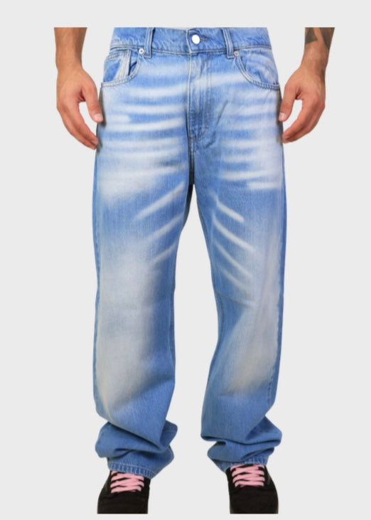JEANS TULSA - baggy con tasche arricciate