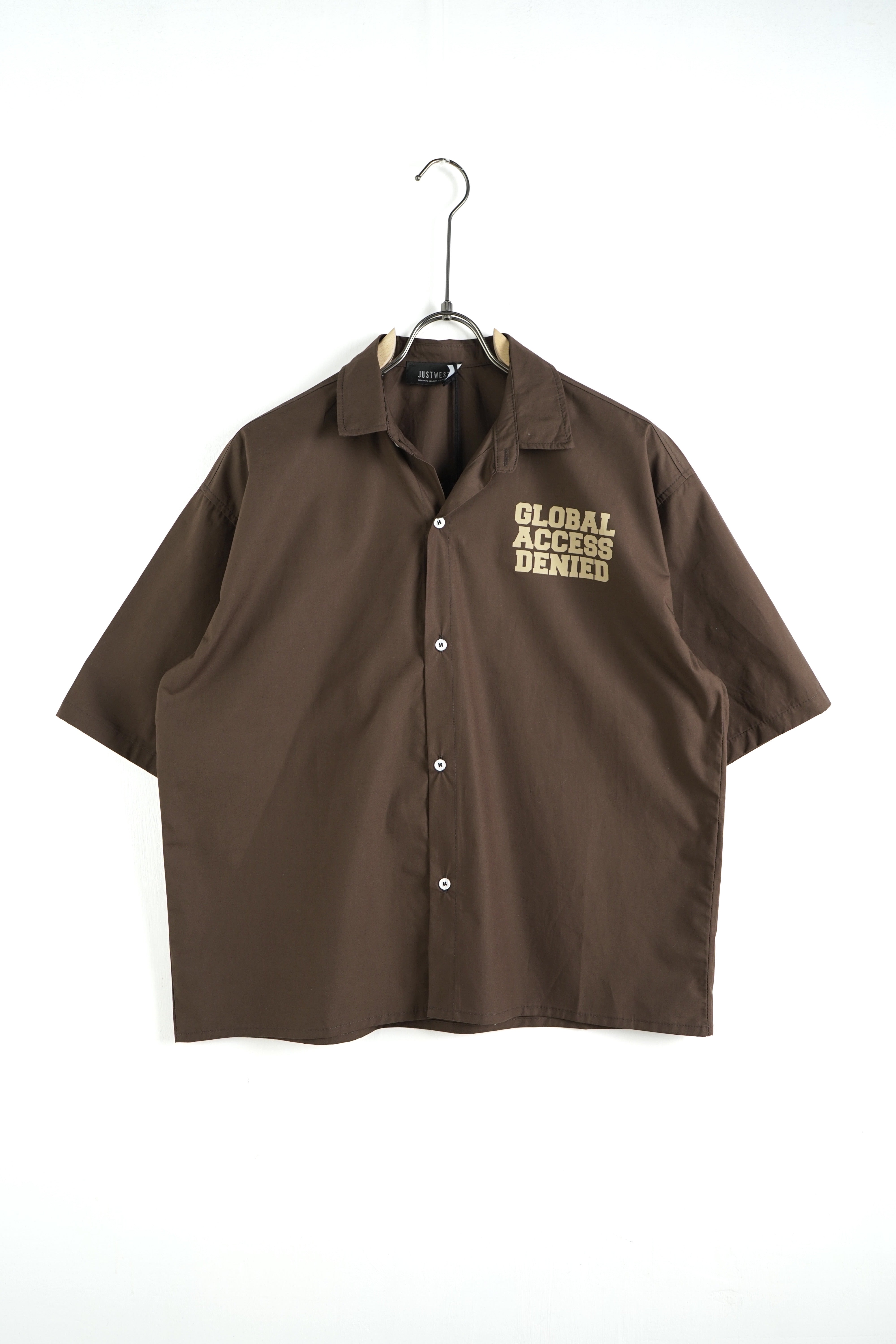 Camicia Print Global - Oversize Streetwear Urban