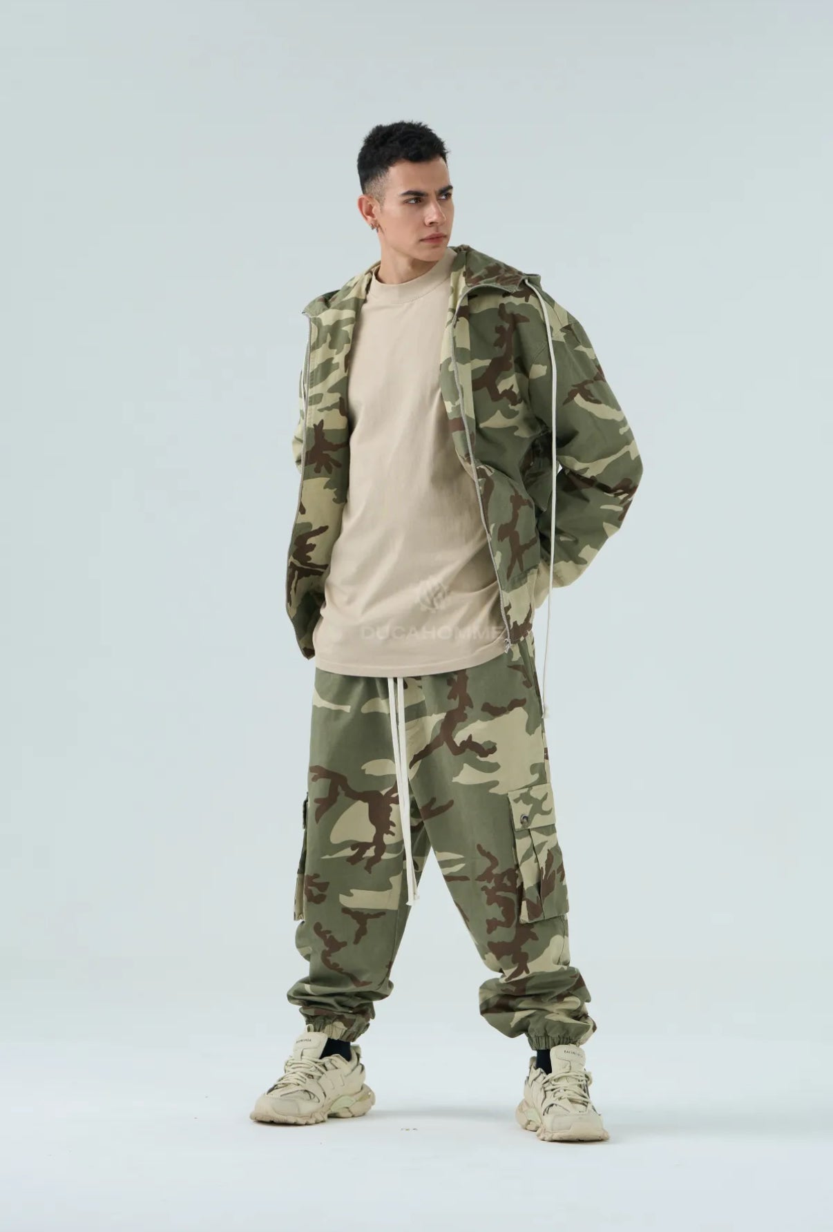 Completo camo verde militare