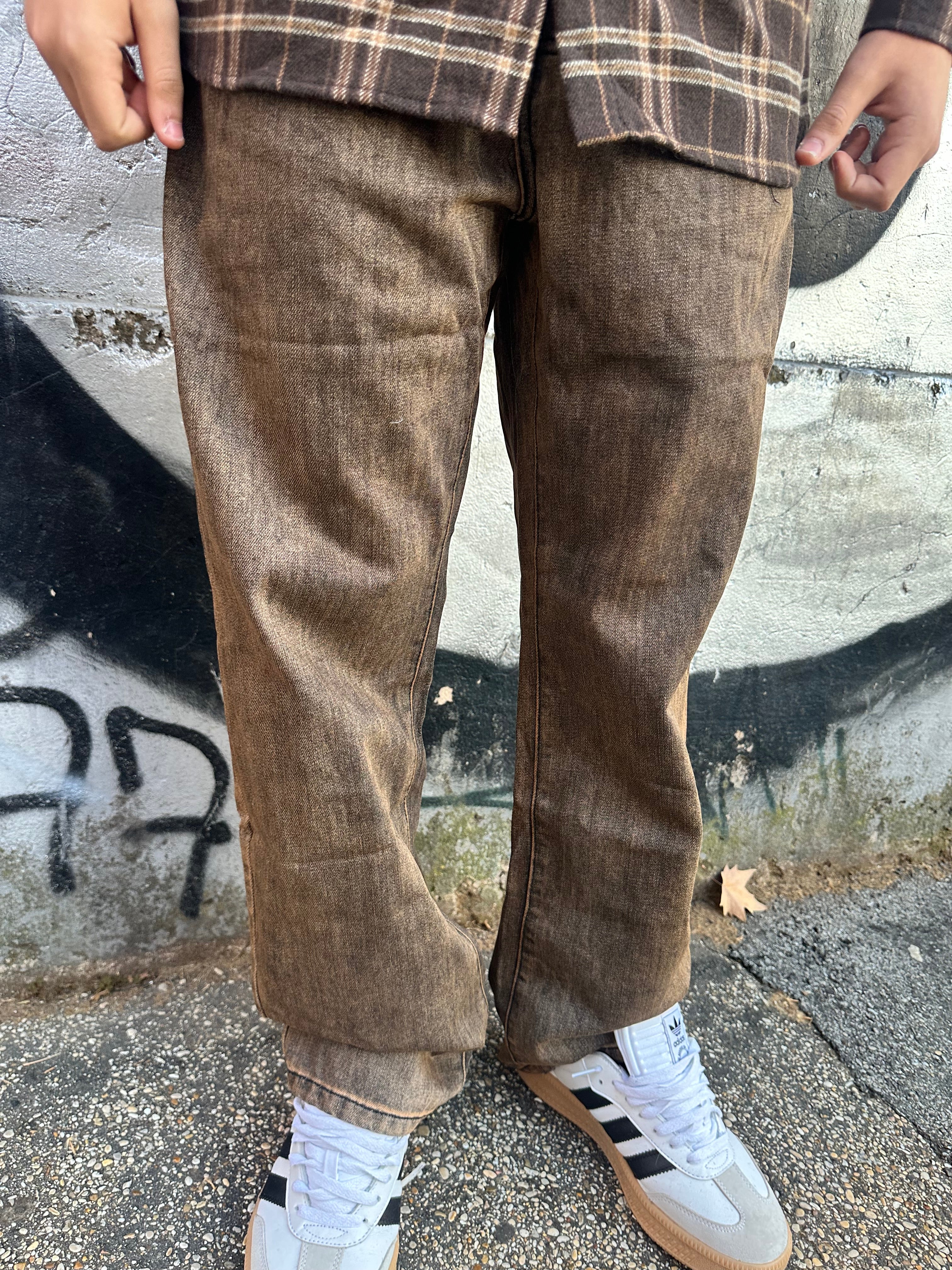 Jeans Baggy Coffee - Earth Tone Urban