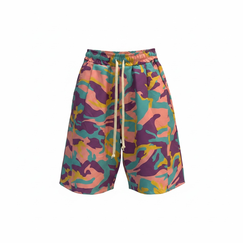 Pantaloncino miltary raimbow |baloon fit