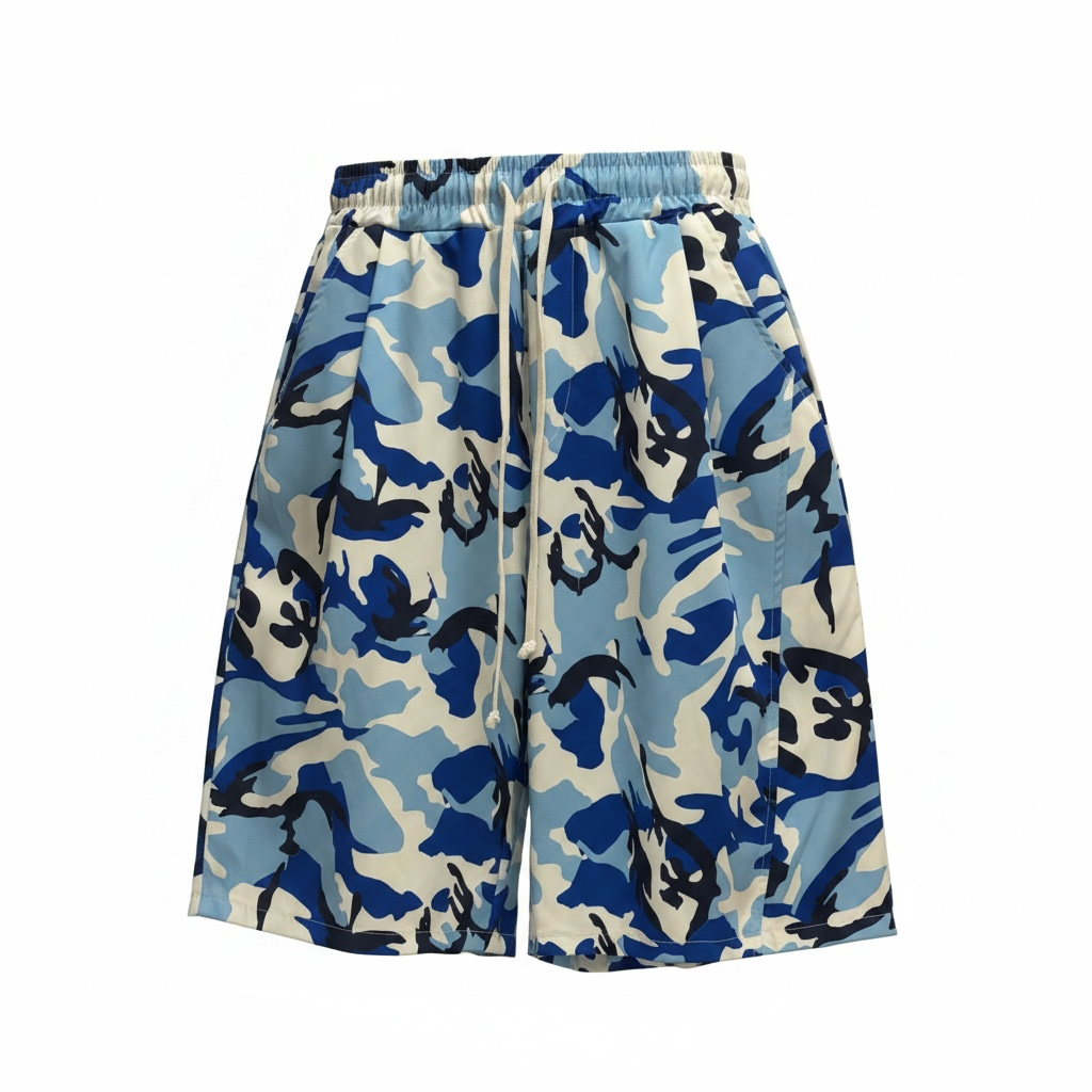 Pantaloncino military blue |baloon fit