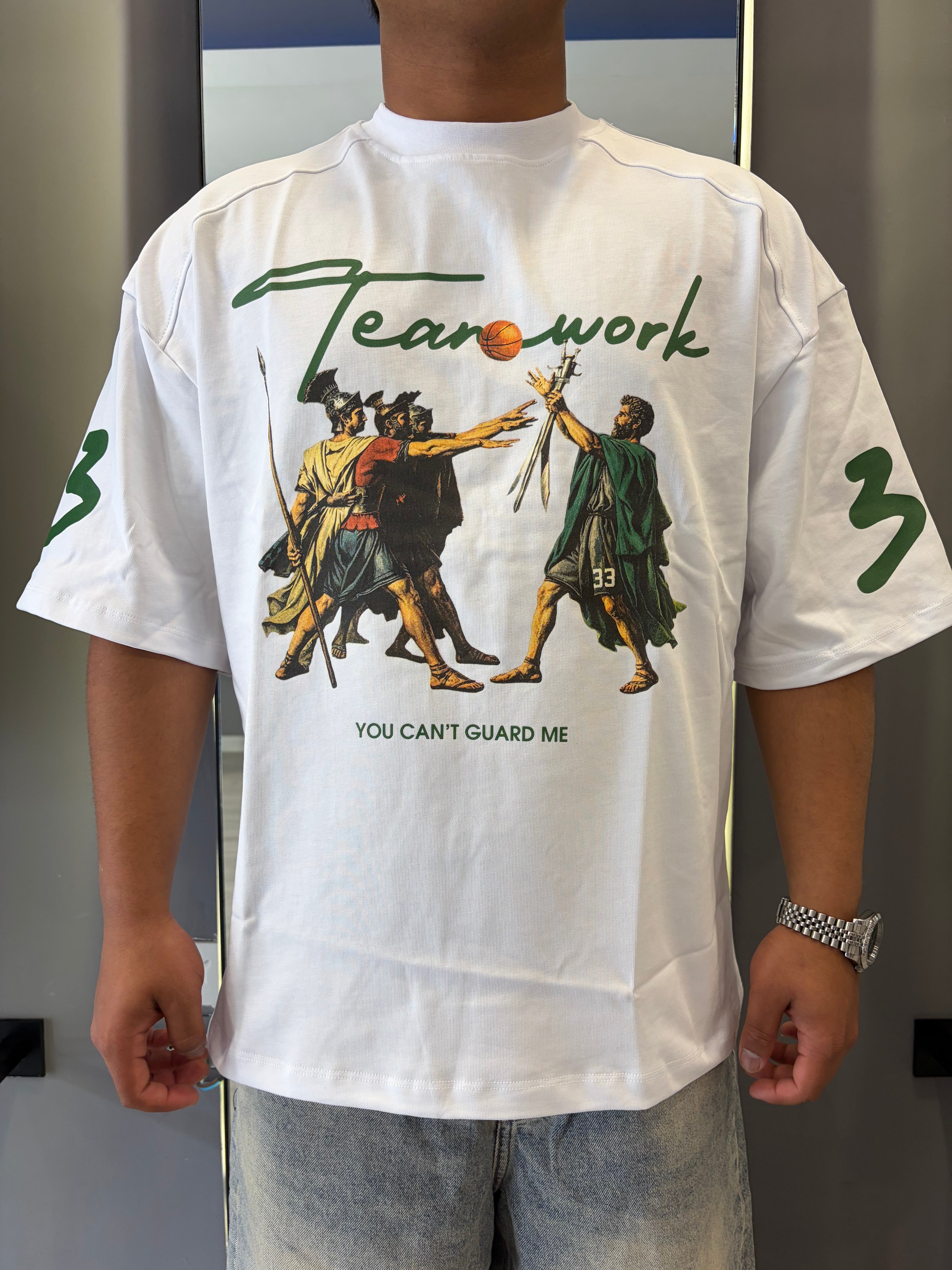 T-Shirt Teamwork 33 | Oversize Graphic Streetwear | TAZIMSHOP