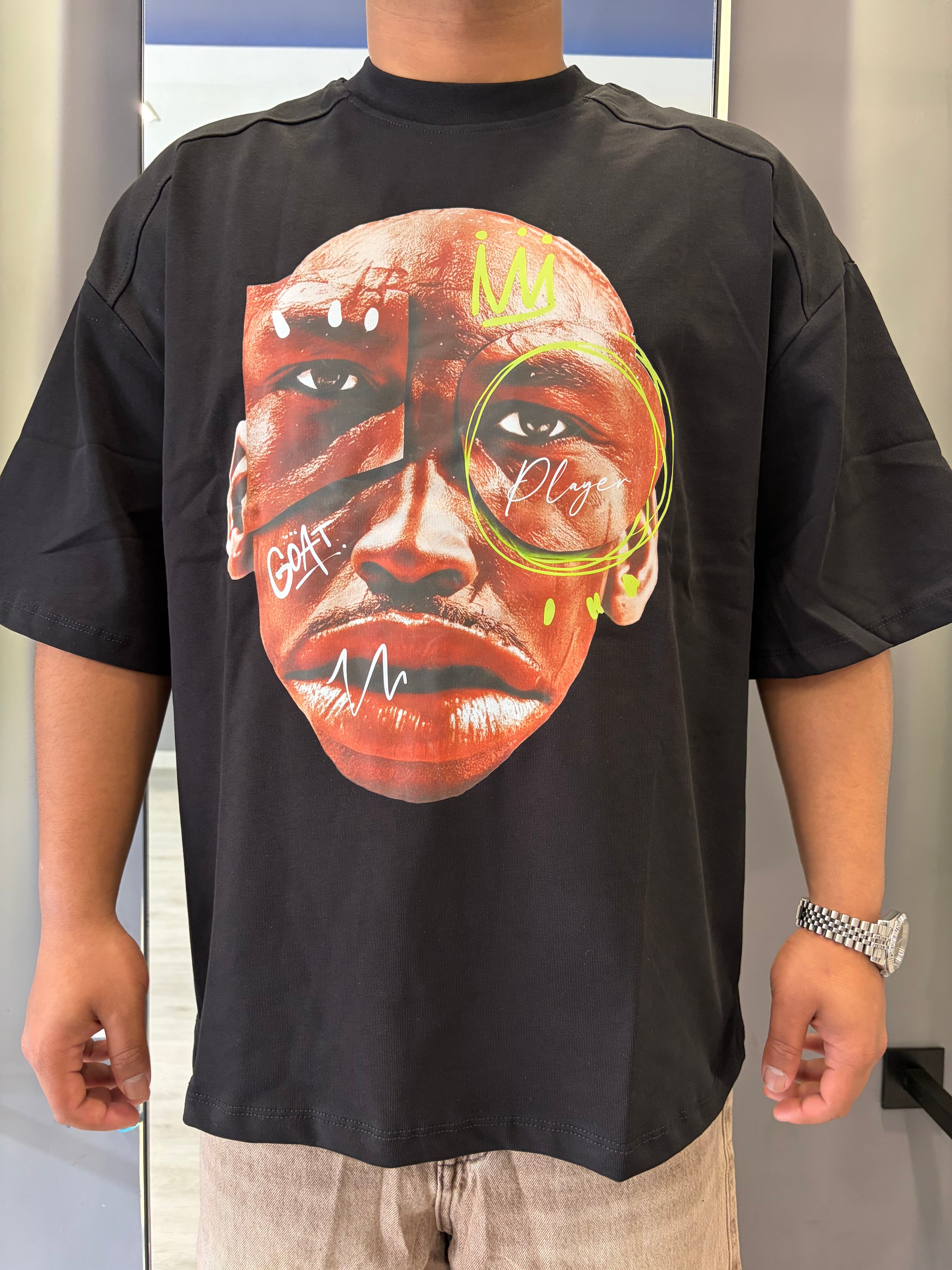 T-Shirt Goat Player | Oversize Graphic Streetwear | TAZIMSHOP