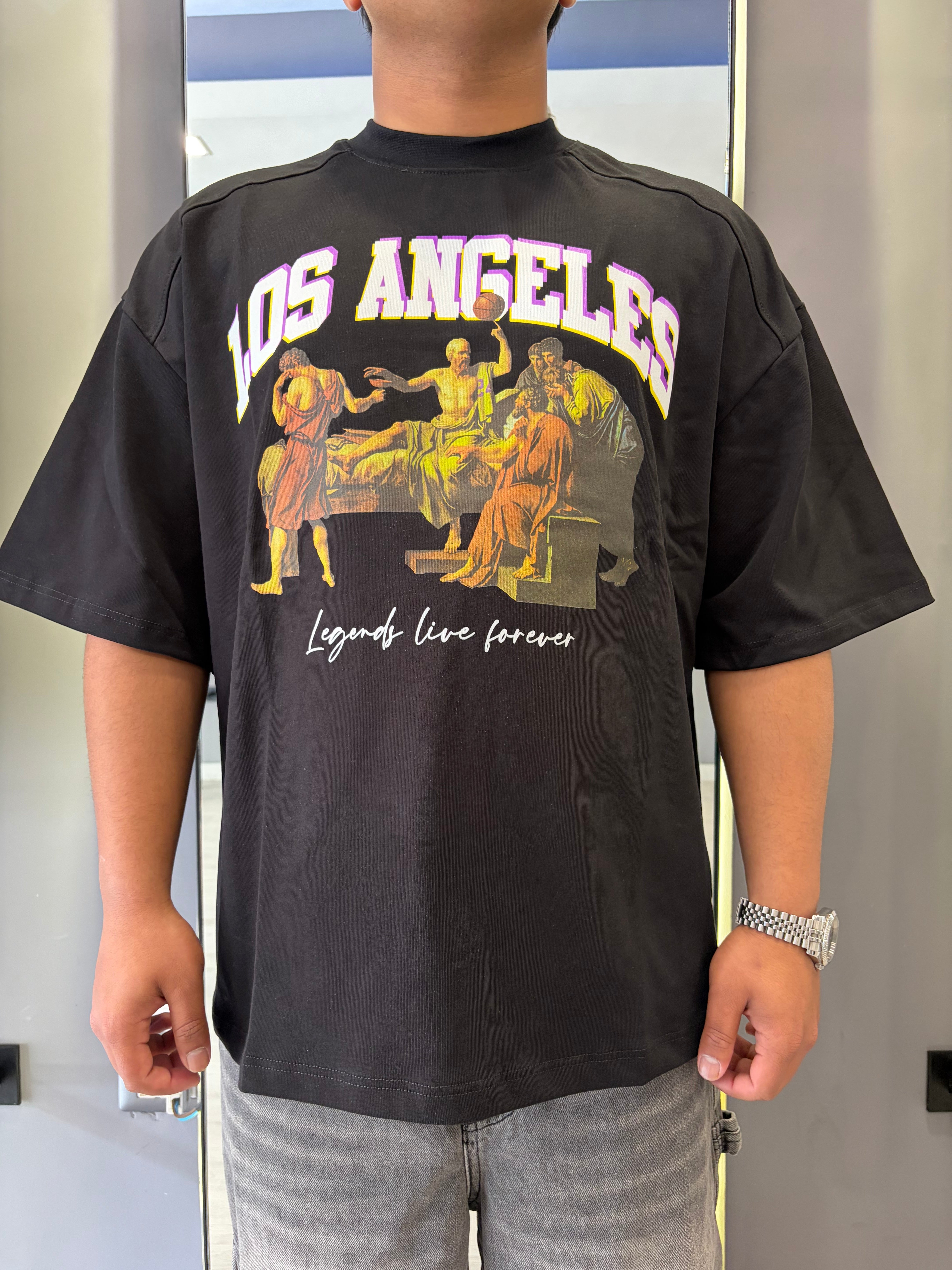 T-Shirt Los Angeles | Oversize Graphic Streetwear | TAZIMSHOP