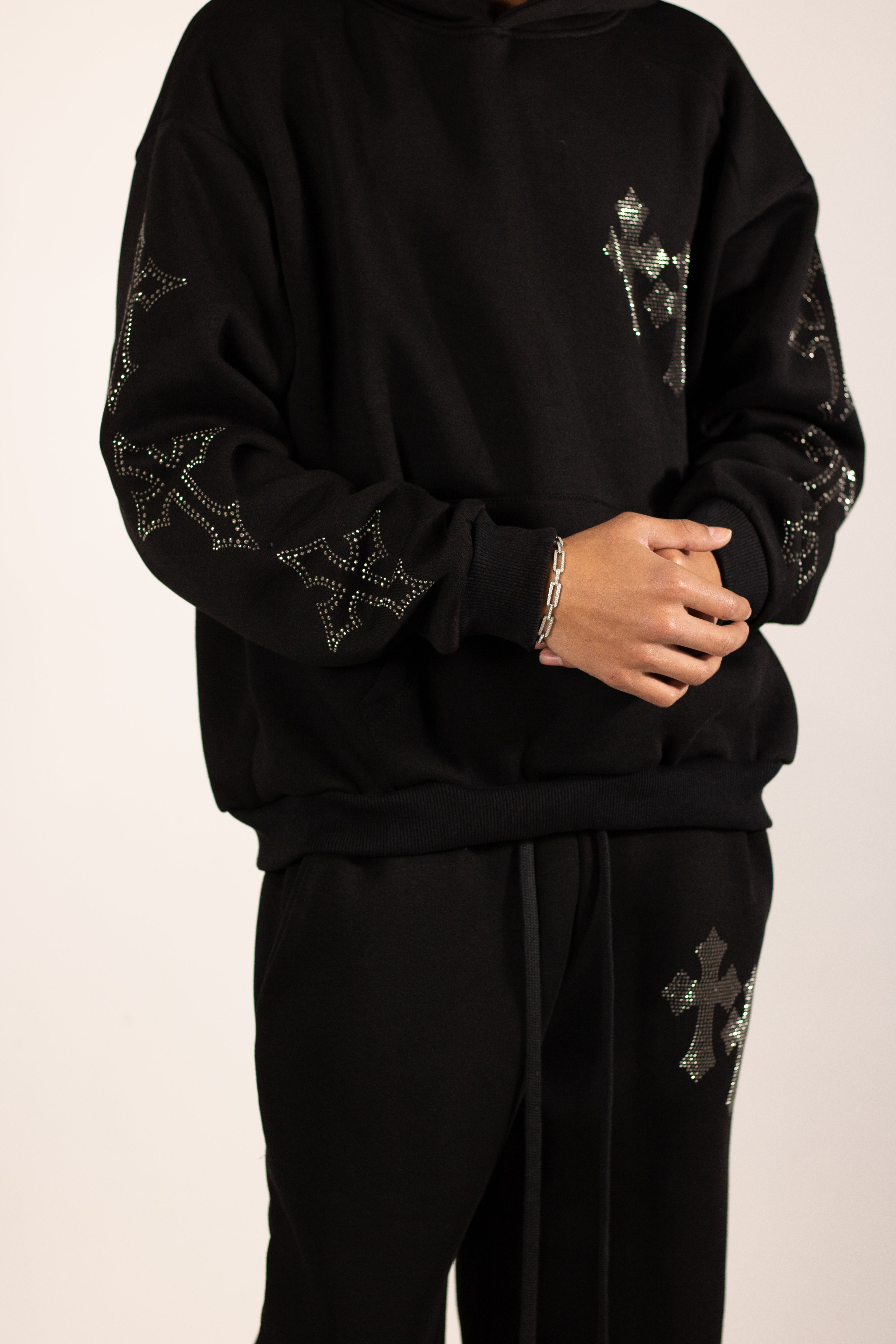 Tuta Streetwear con croci shiny