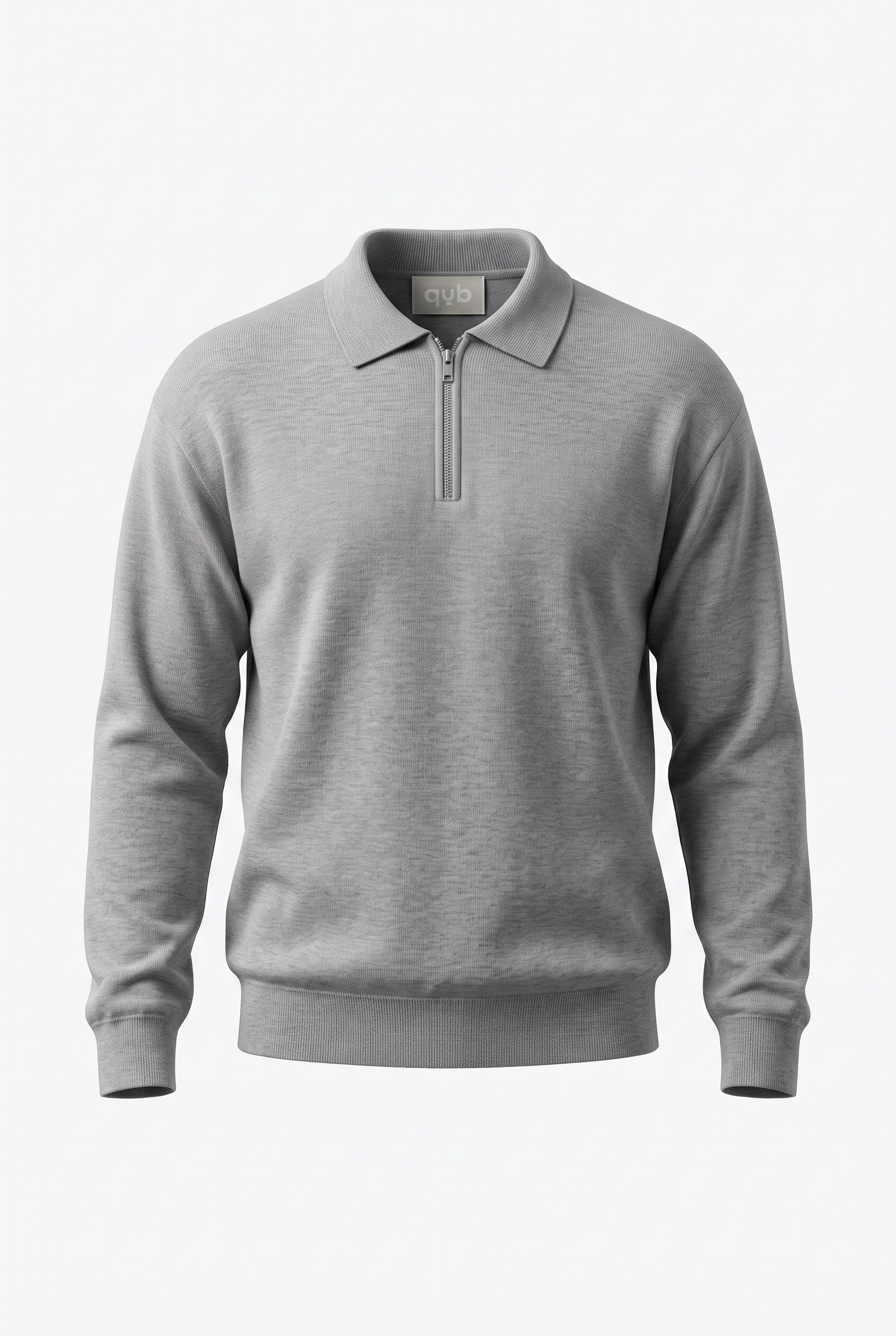 Polo in Maglia Leggera con Mezza Zip – Vestibilità Regular