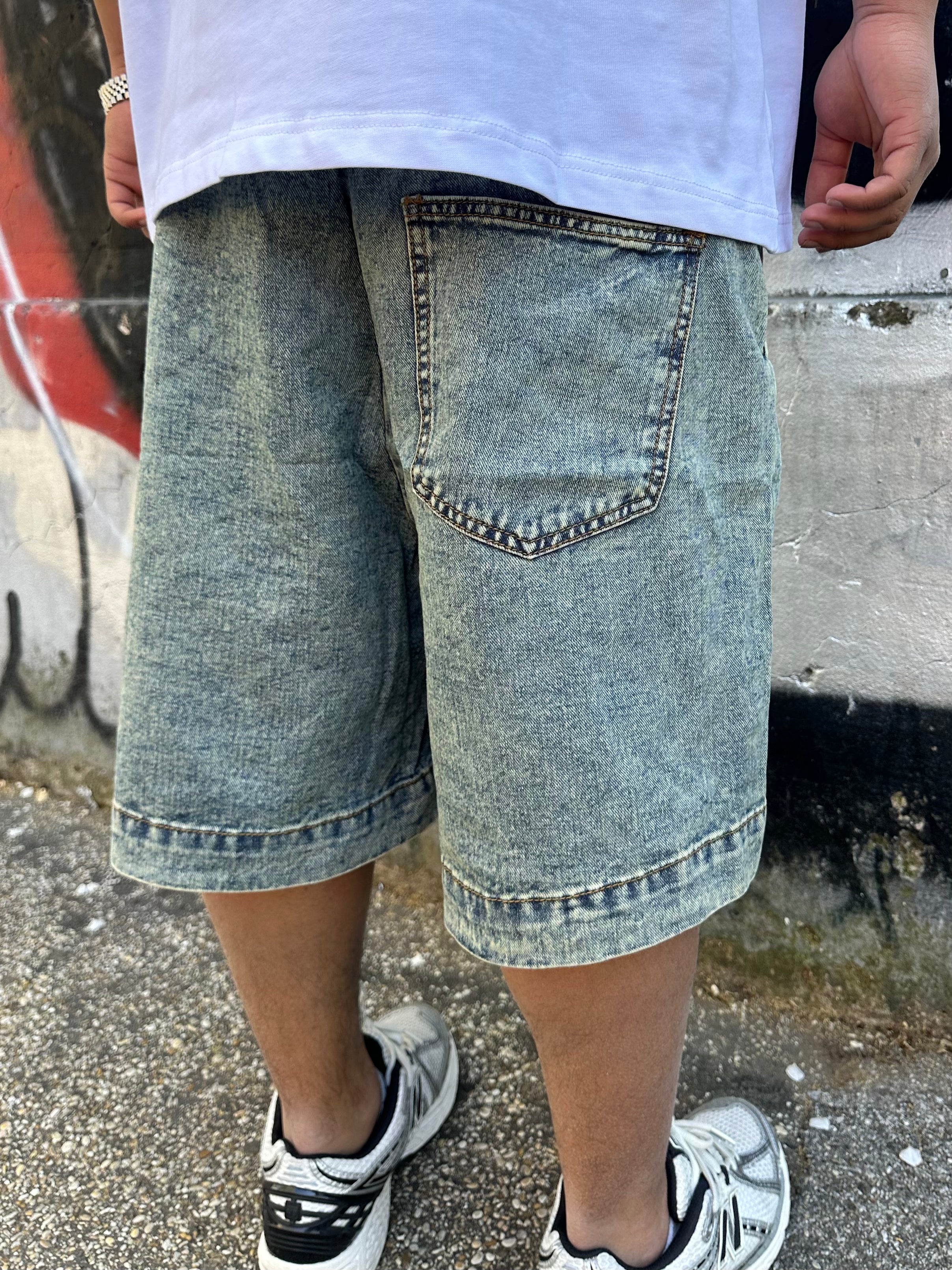 Bermuda Denim Sand | Washed Urban Summer Style | TAZIMSHOP