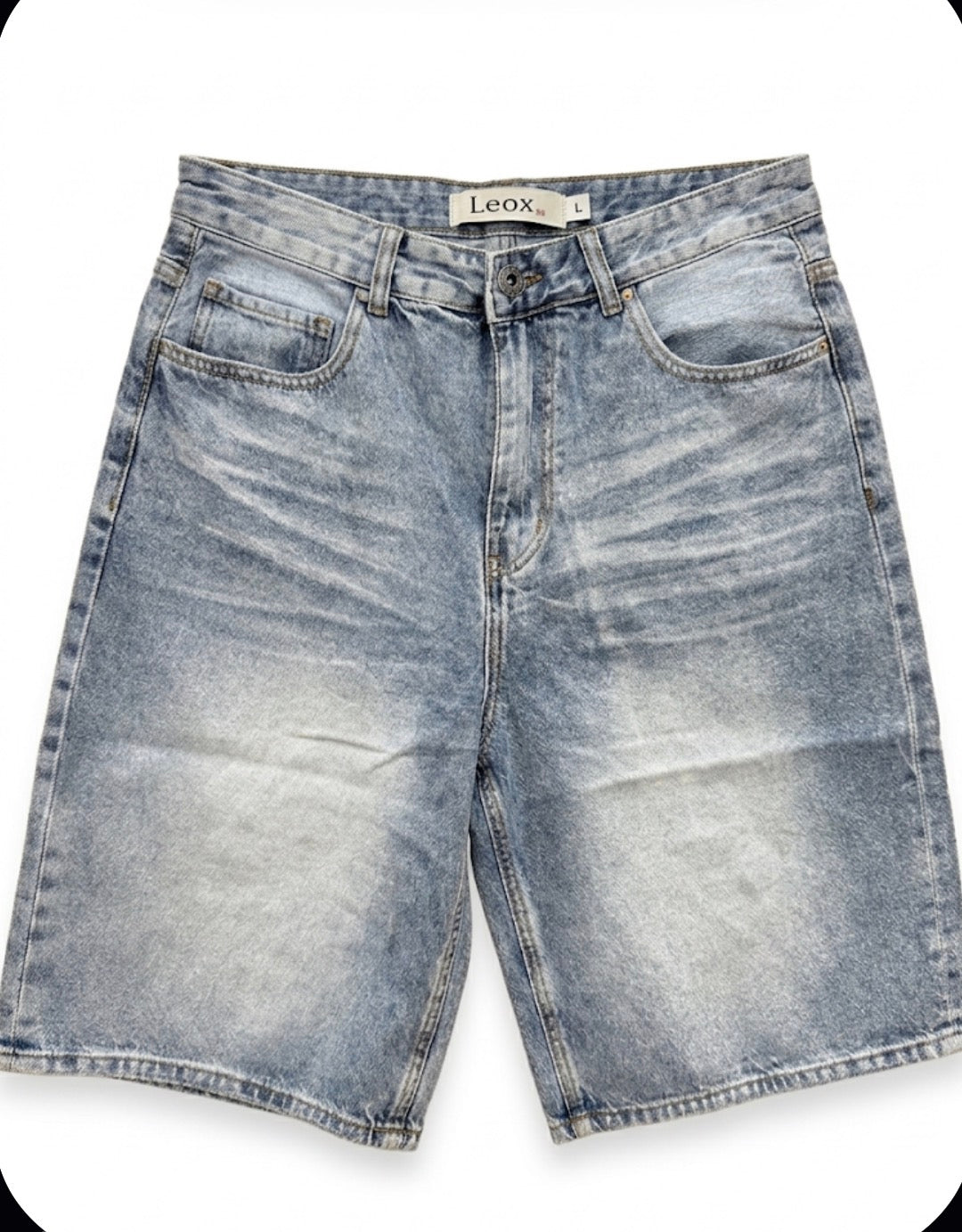 Jeans denim Washed Azure Urban Streetwear