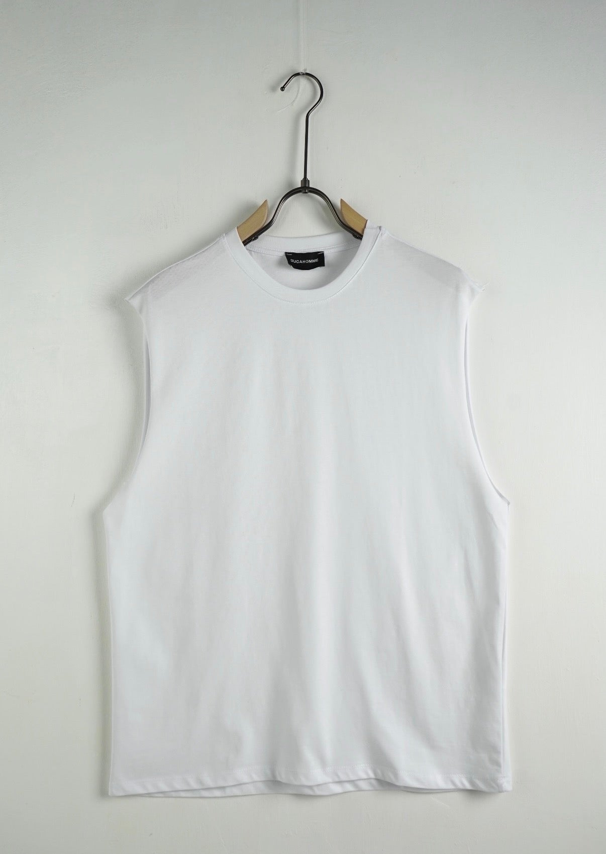 Canotta bianca oversize