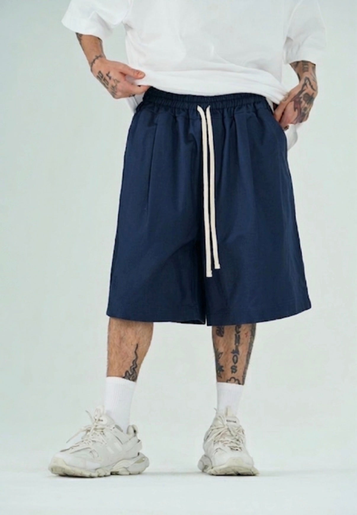 Pantaloncino Monocolor blu navy | Oversize Urban Summer | TAZIMSHOP