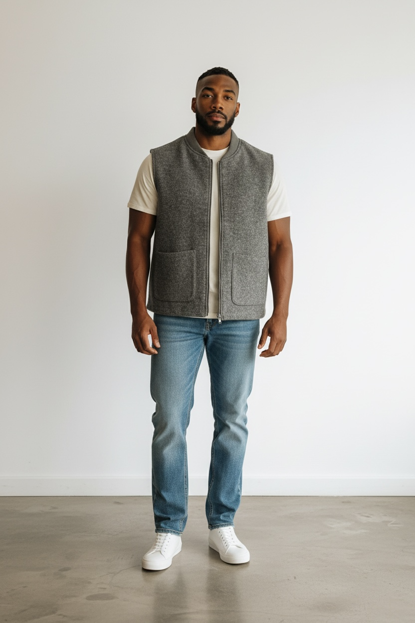 Gilet Essential grigio