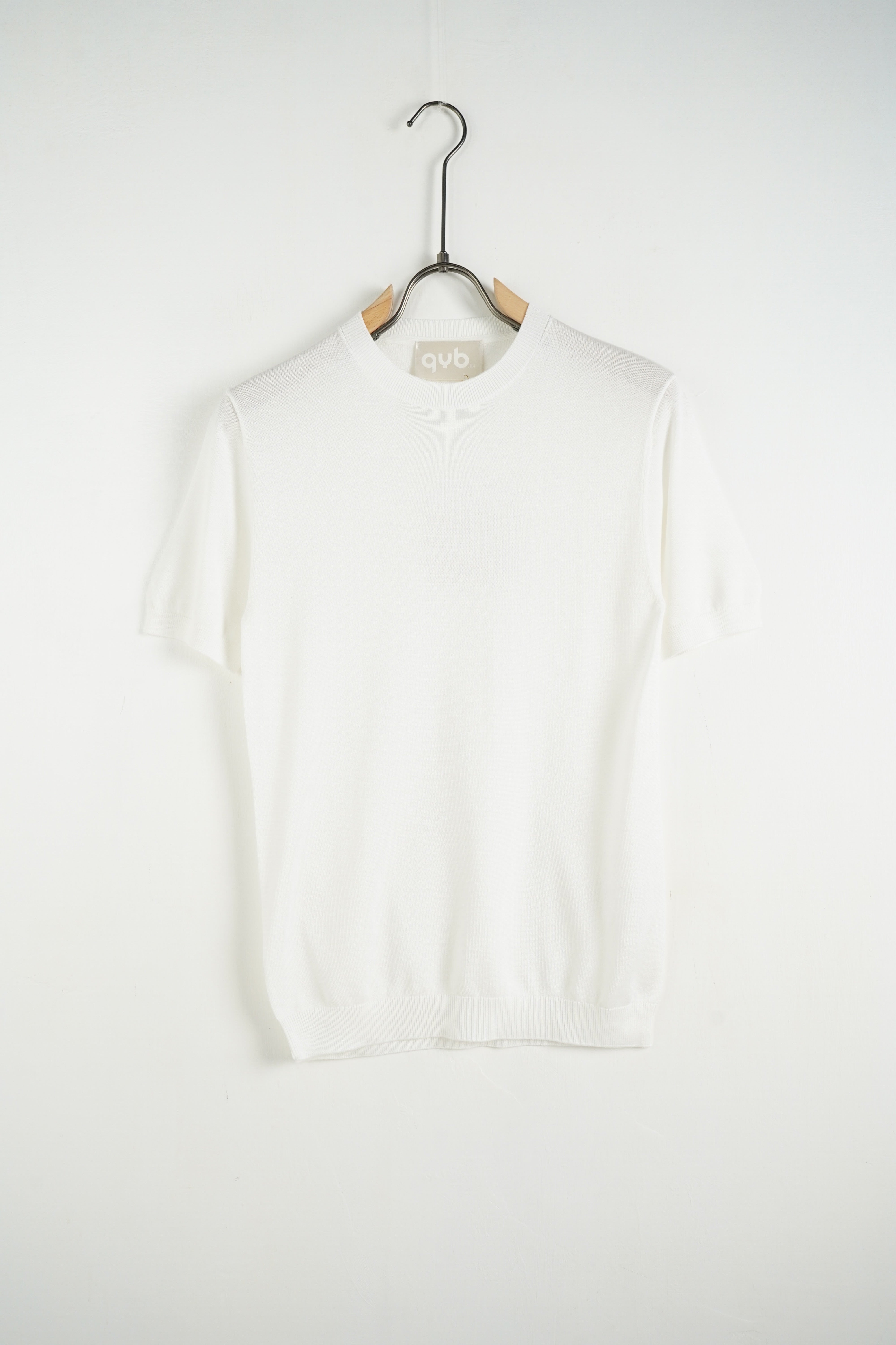 Maglia girocollo premium bianca