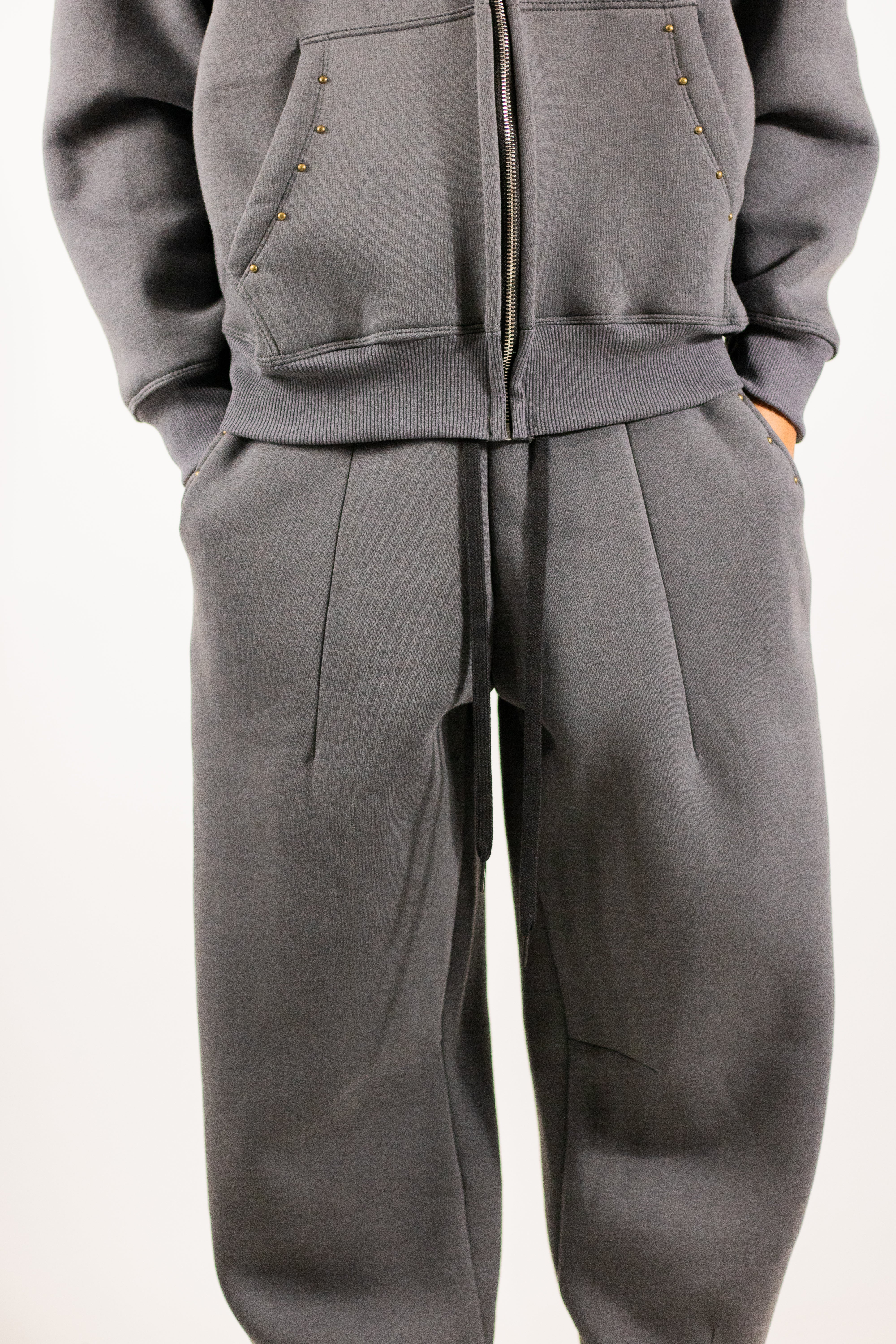 Tuta iron grigio vestibilità semi over