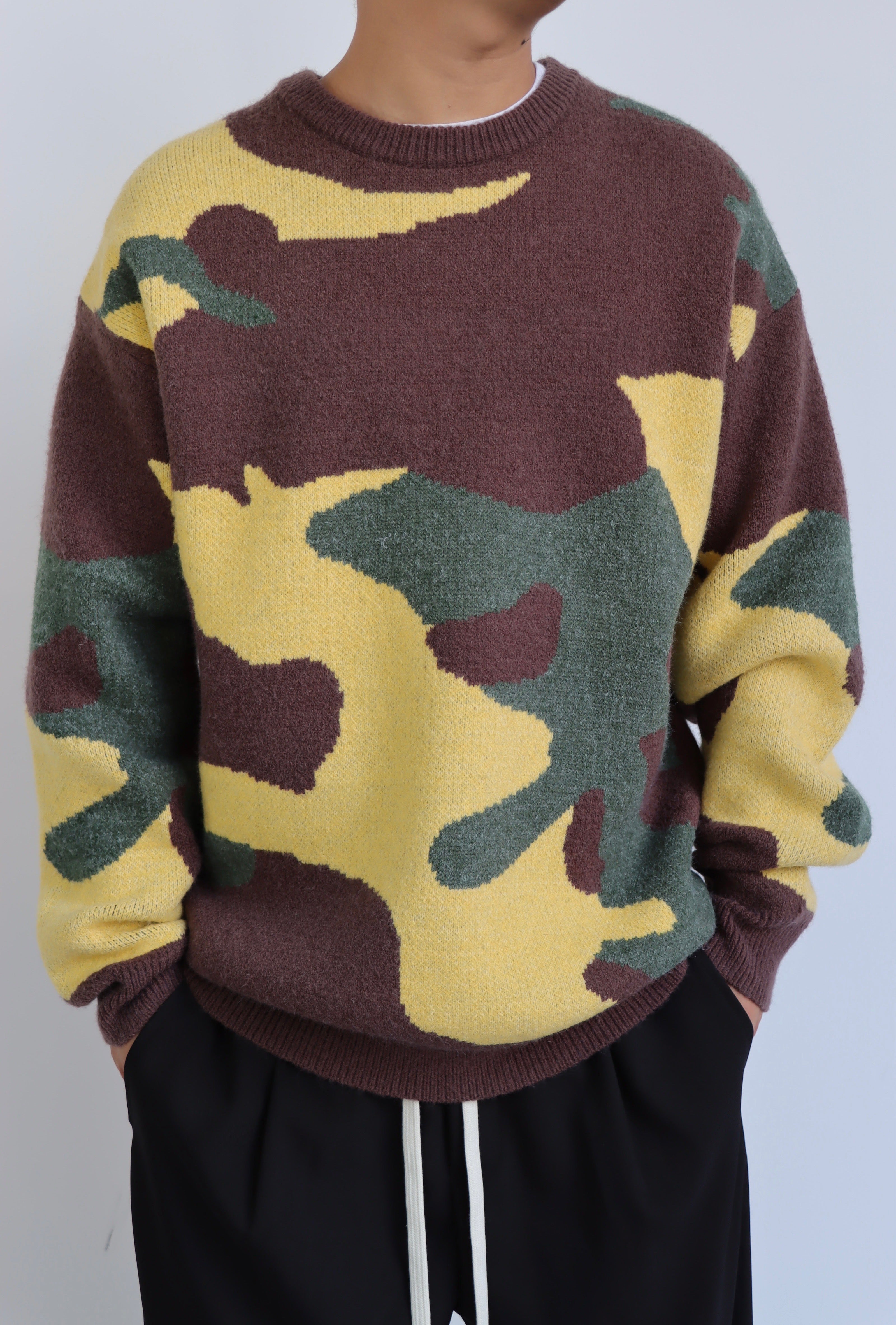 Maglione Military Marrone