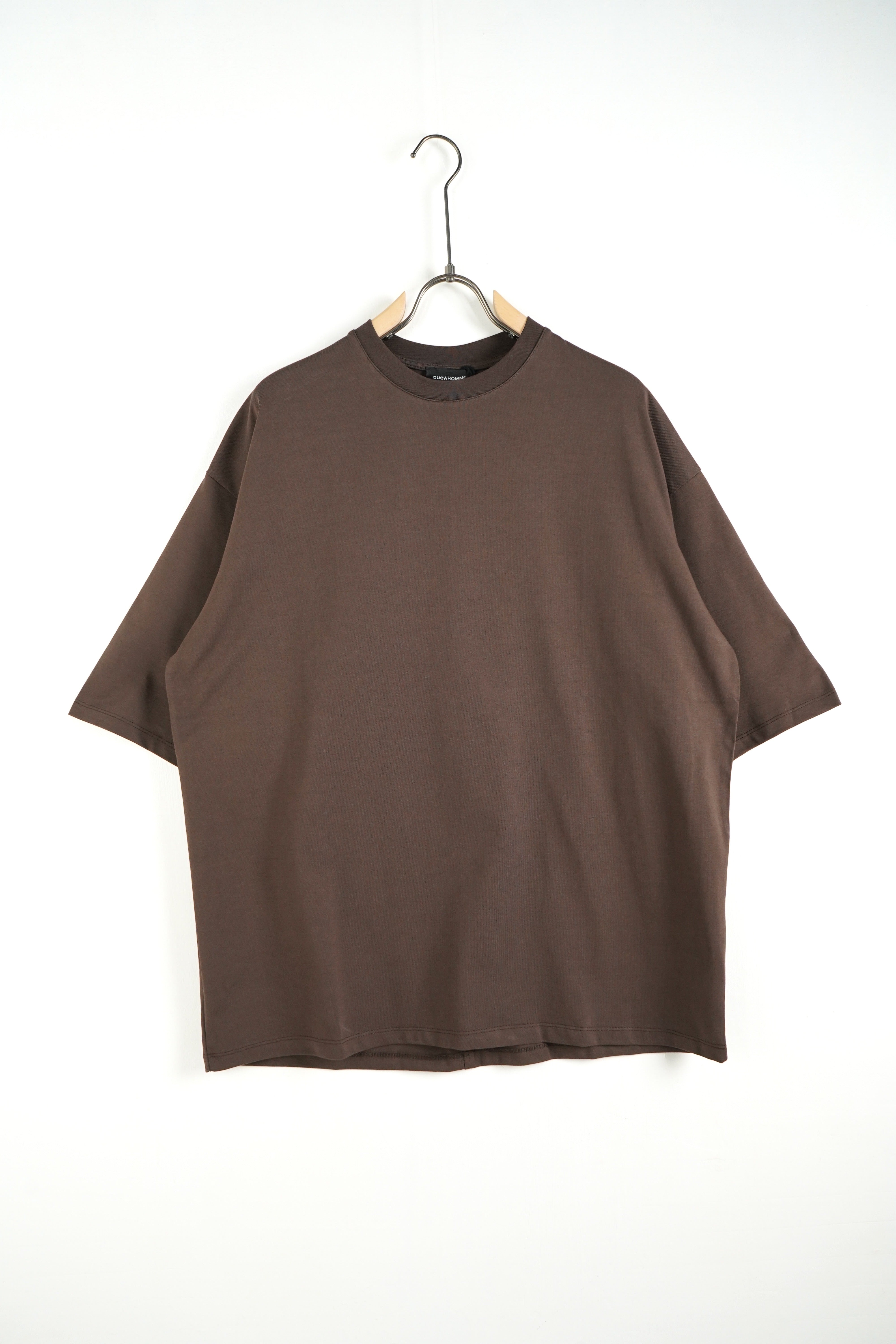 T-shirt Oversize Line Marrone