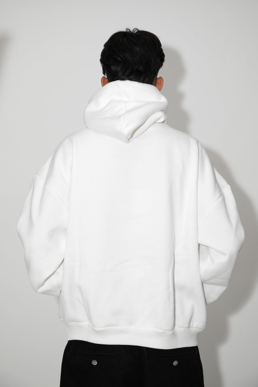 Felpa boxy fit bianca