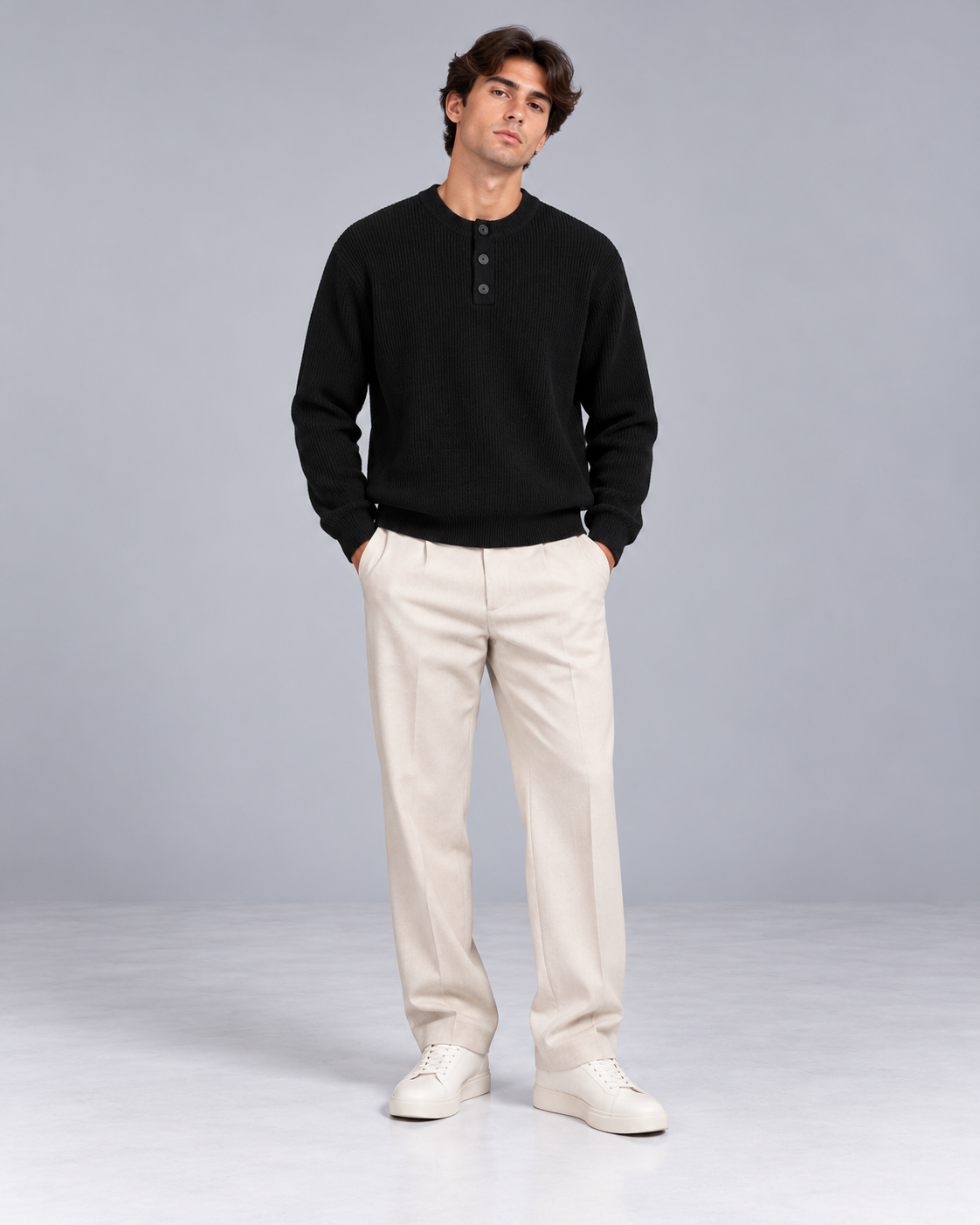 Maglione mezzo collo uomo – TAZIMSHOP, foto 3