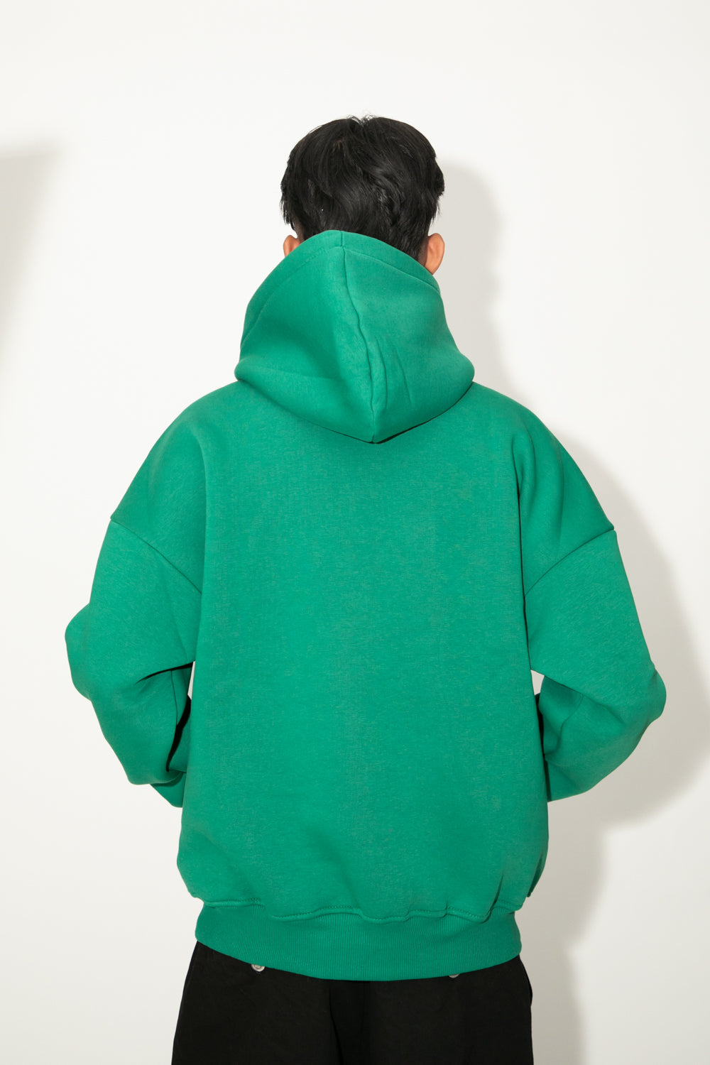 Felpa boxy fit verde