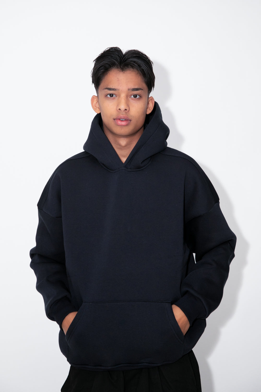 Felpa boxy fit blu navy