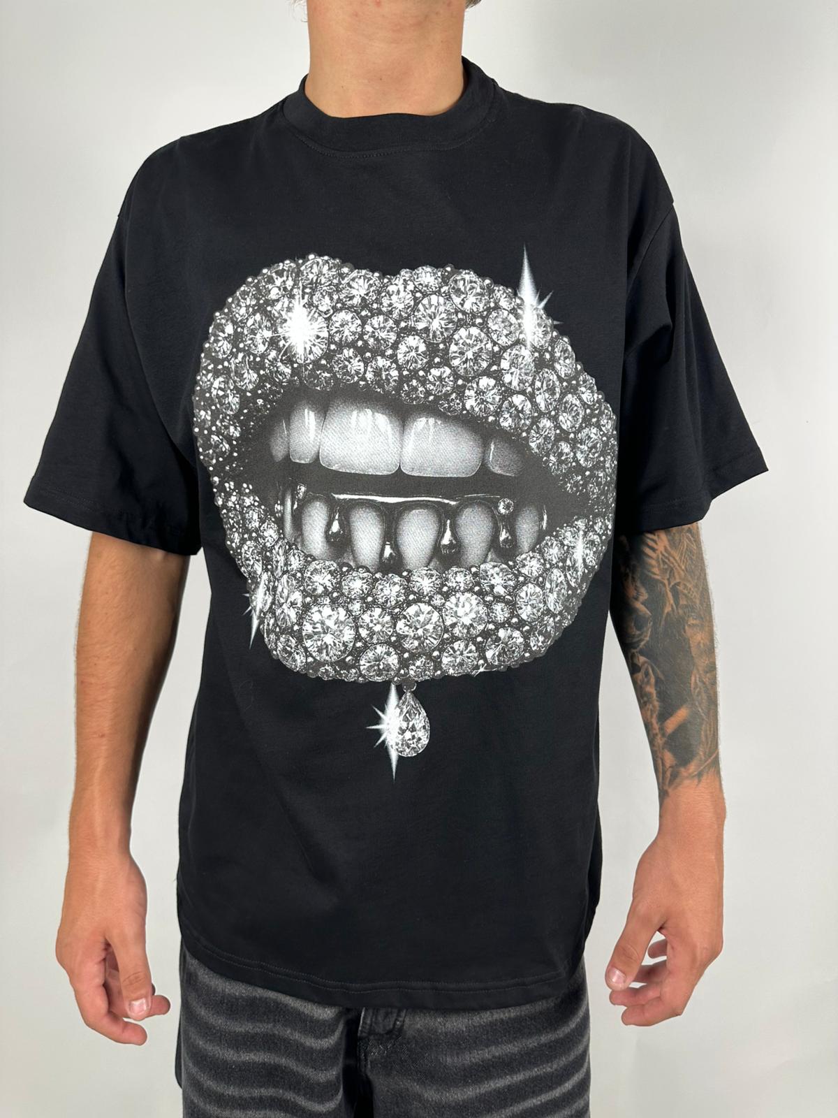 T-shirt Diamond Lips