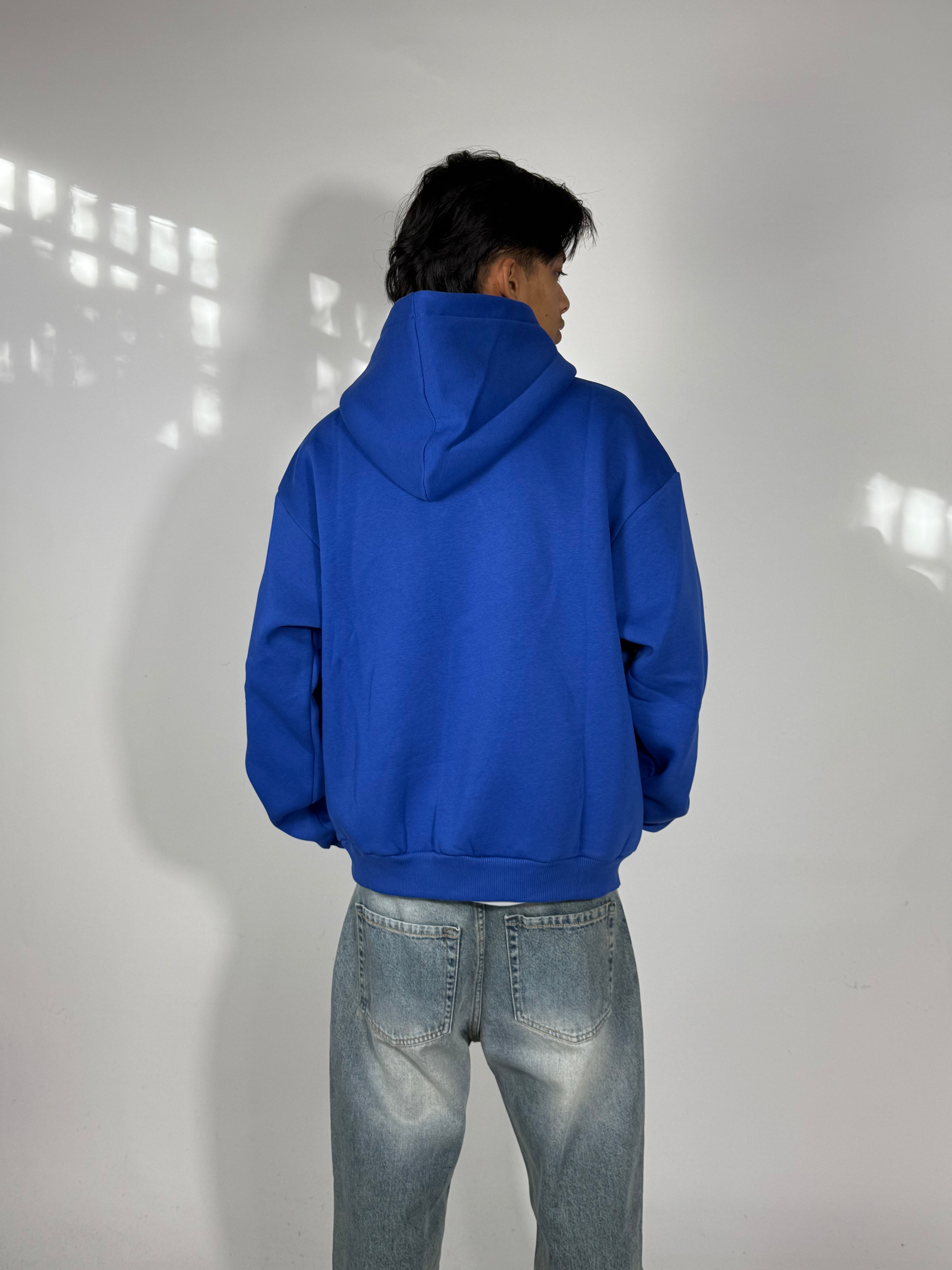 Felpa boxy fit royal