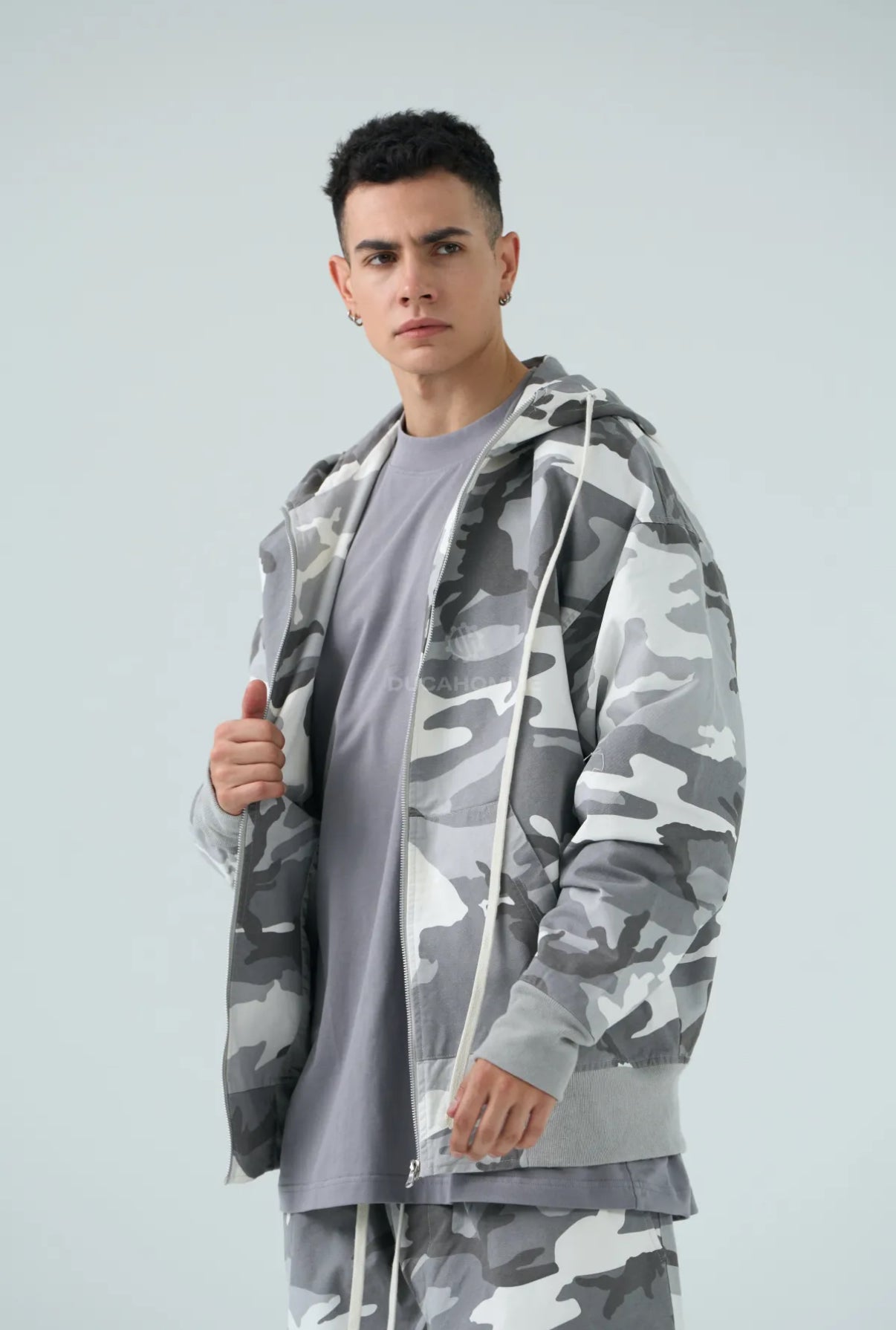 Completo camo grigio militare