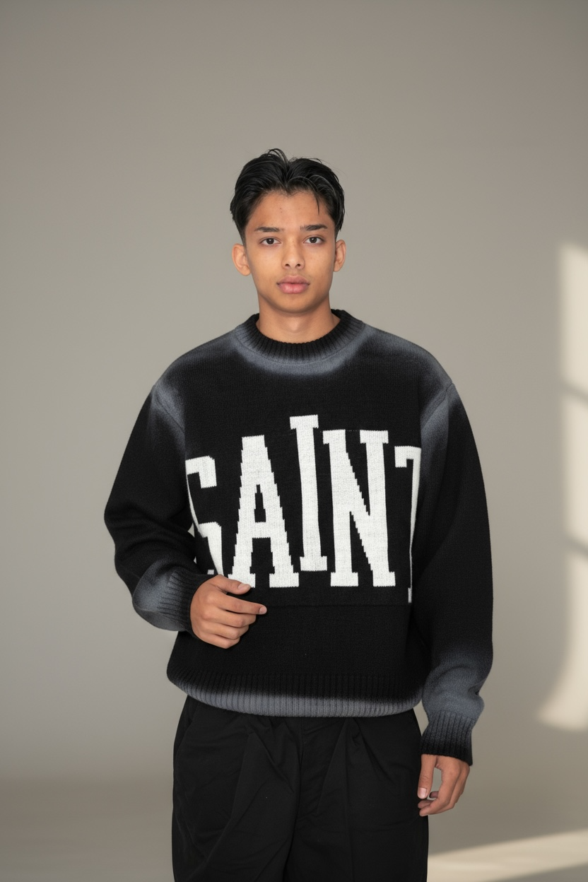 Maglione nero SNT