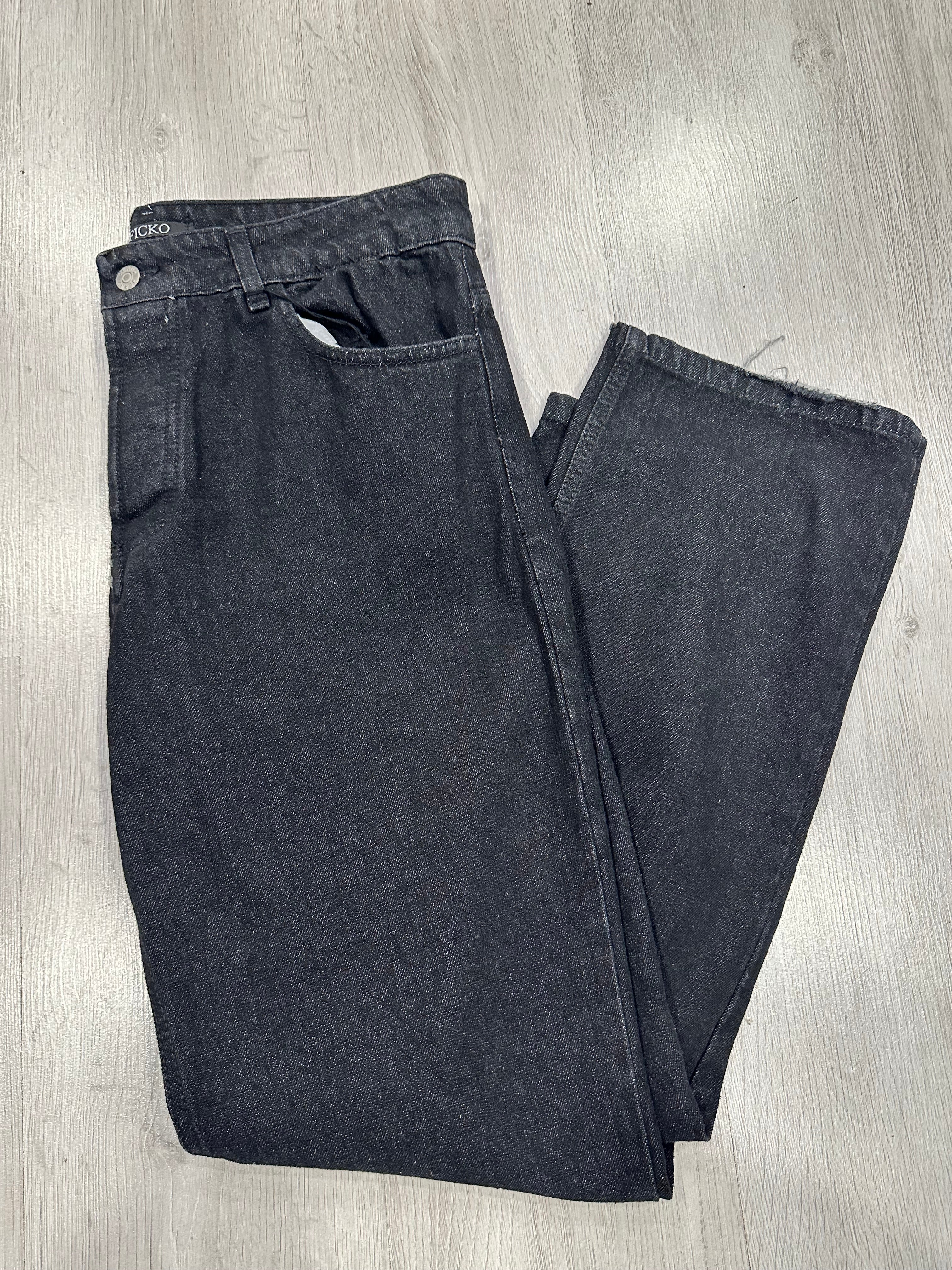 Jeans Baggy Dark - Essential Black Style