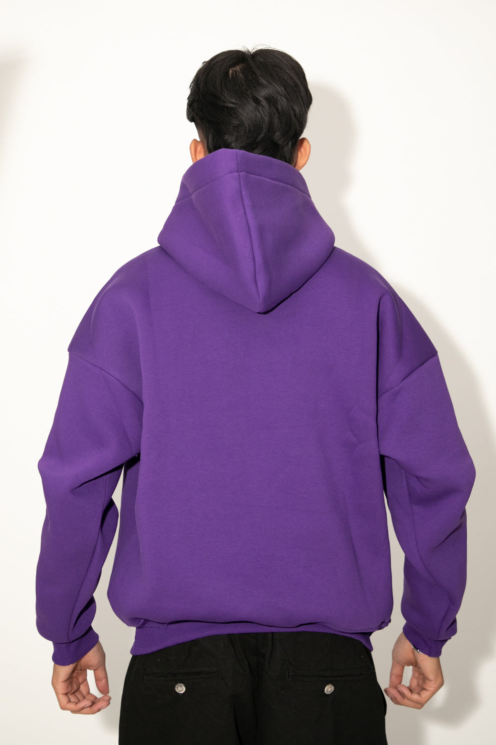 Felpa boxy fit viola