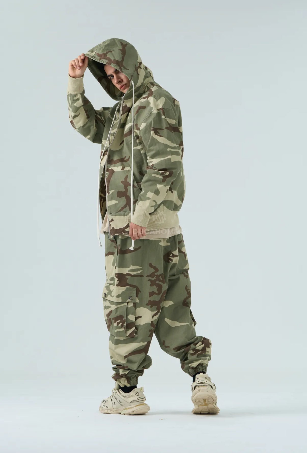 Completo camo verde militare