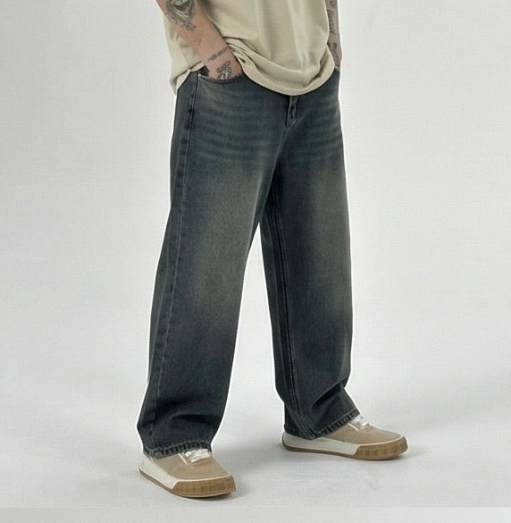 Jeans Baggy Wide leg cropped
