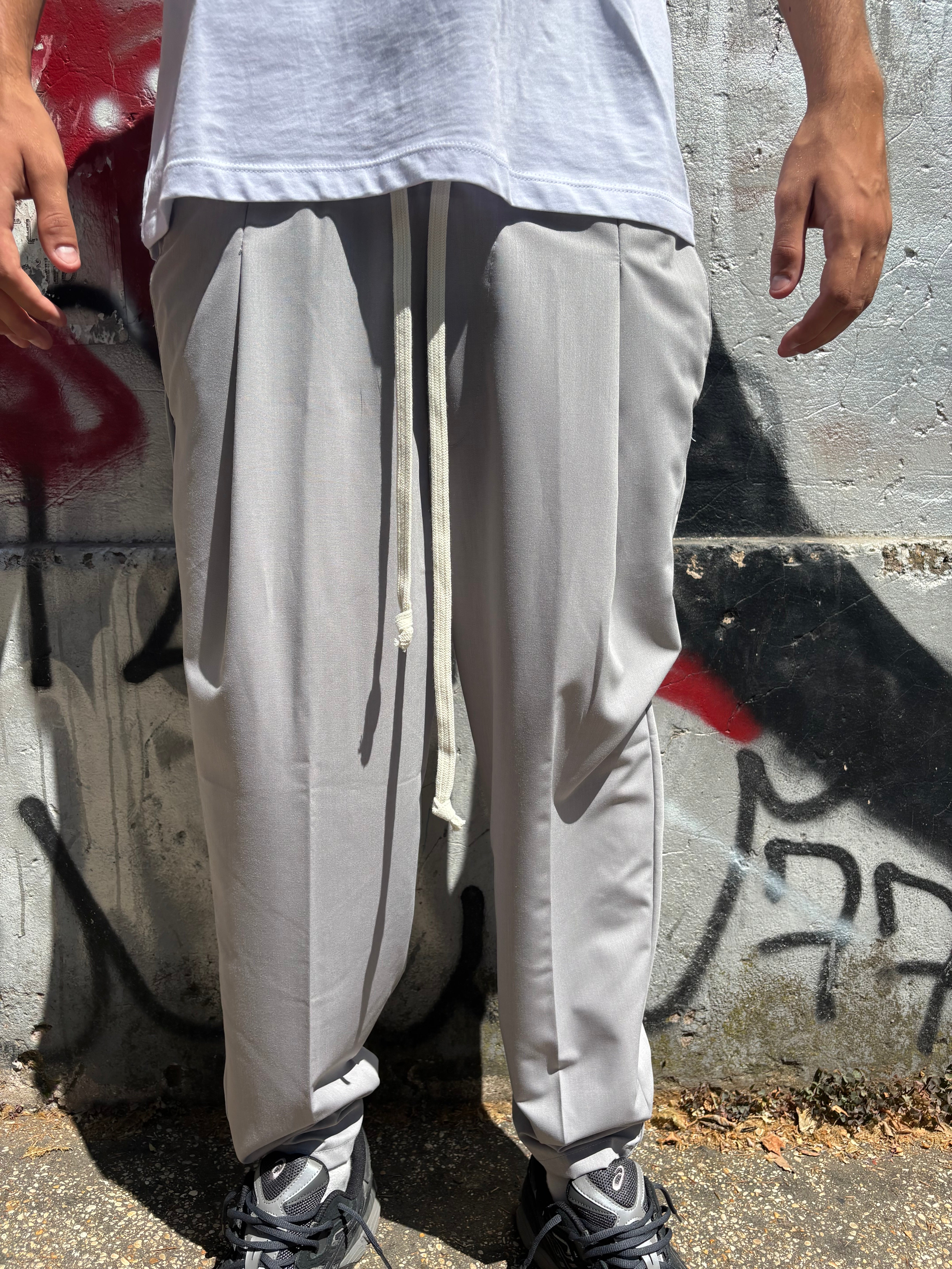 pantaloni elegants grey