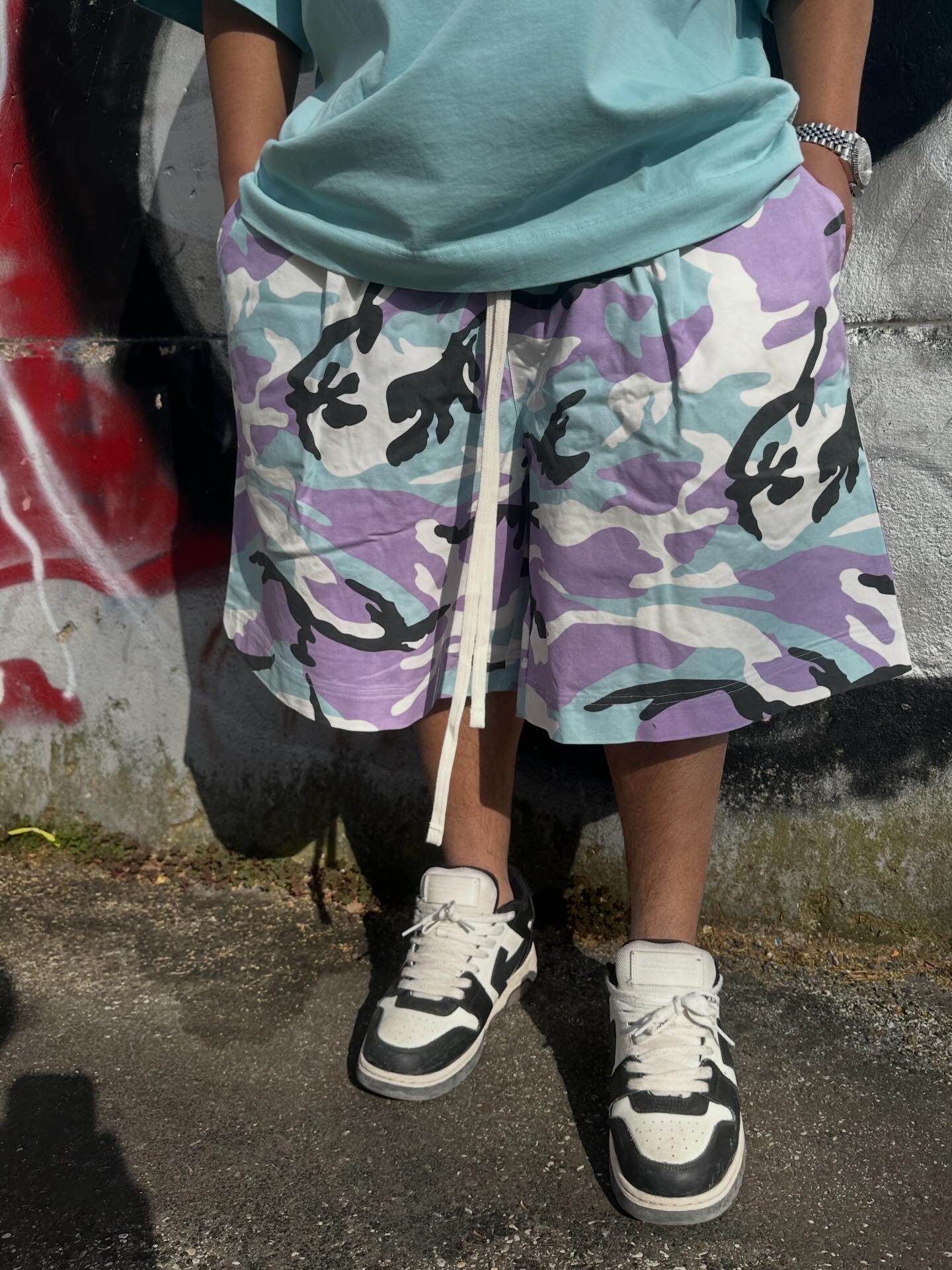 Bermuda Military Tiffany - Oversize Urban Summer Style