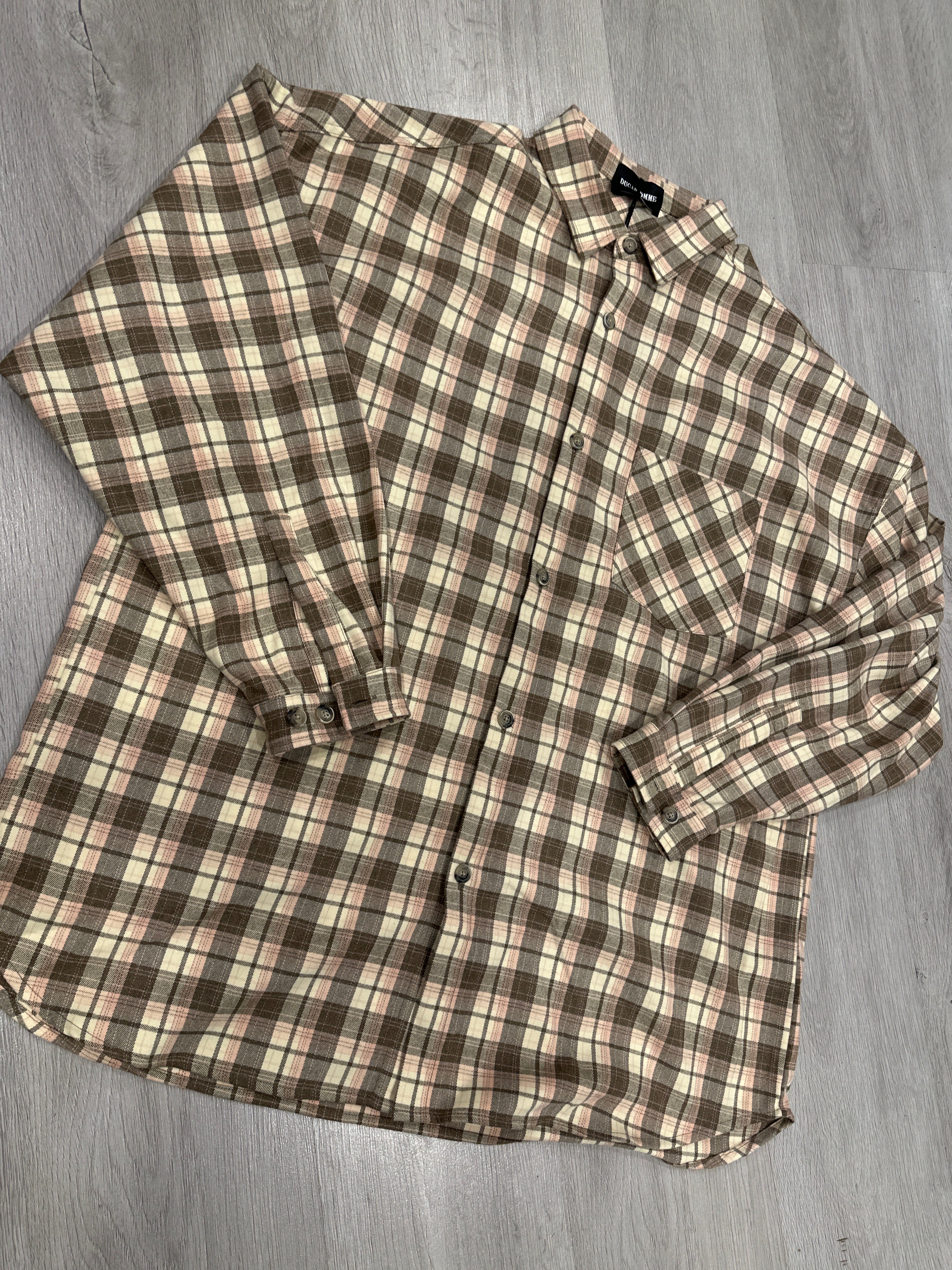 Camicia Essence Beige e Rosa - Delicatezza Elegante