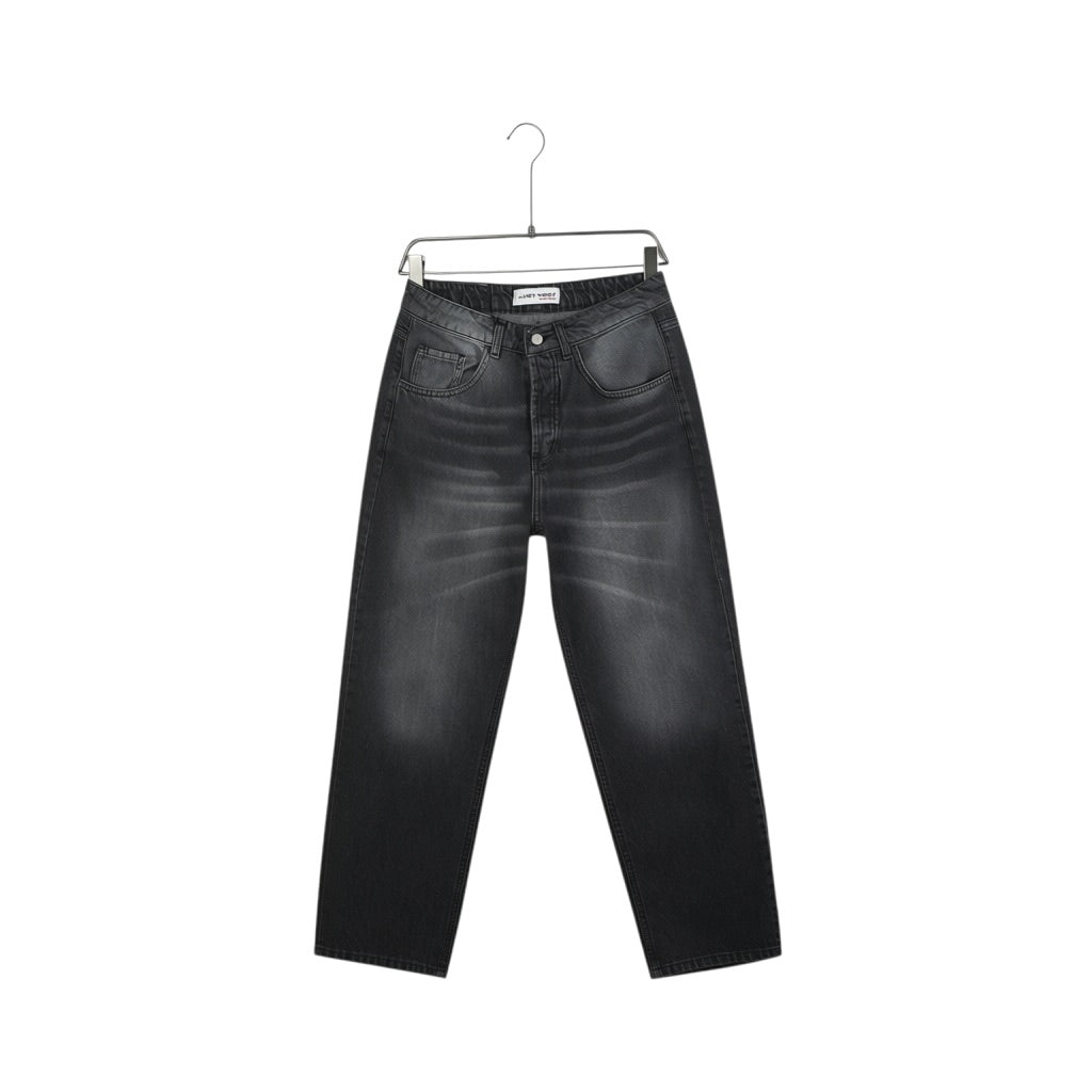 Jeans Baggy washed black