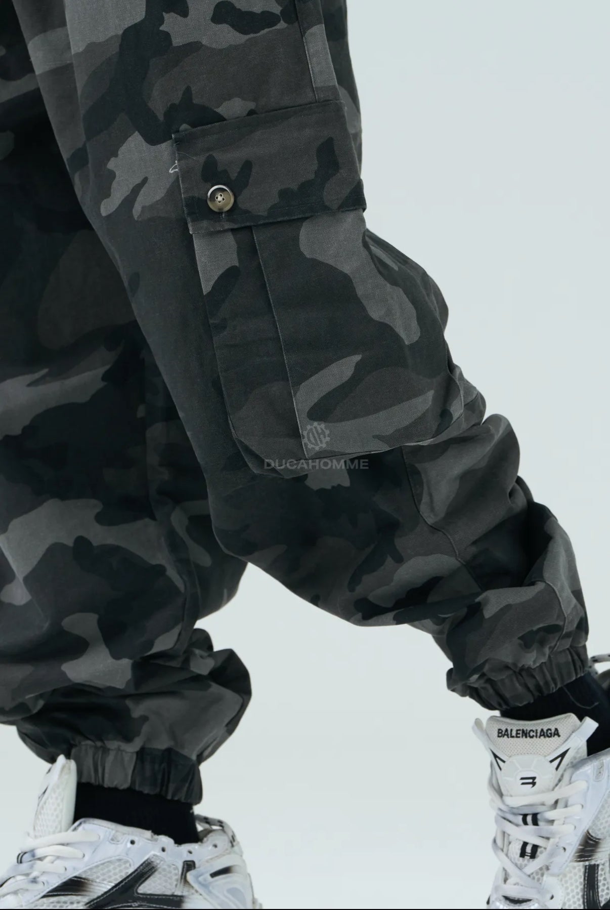 Completo camo nera militare