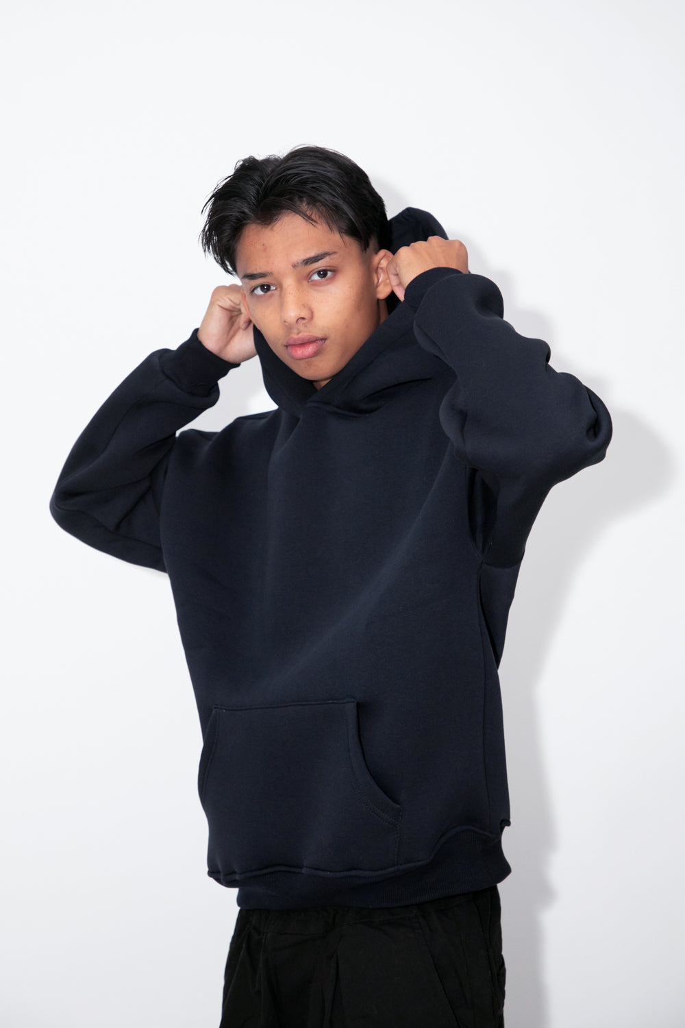 Felpa boxy fit blu navy