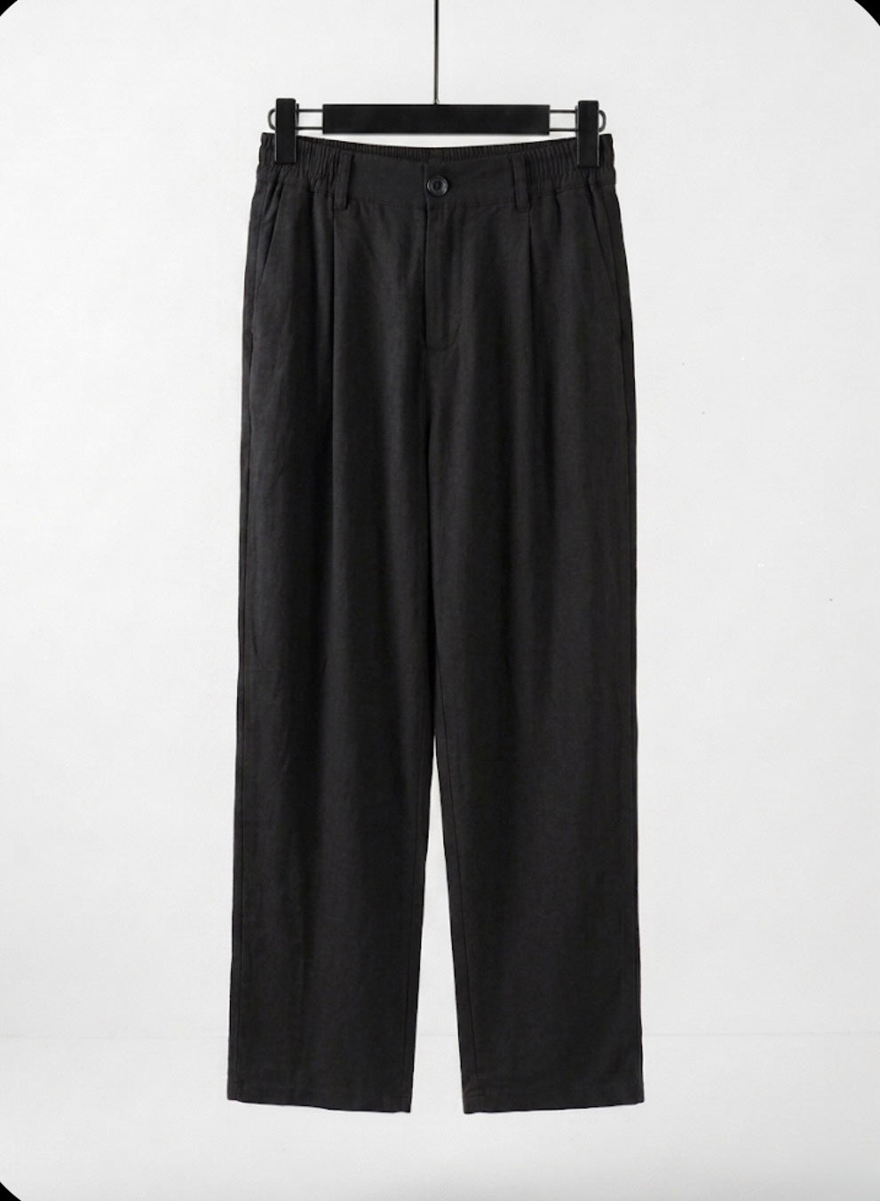 Pantalone di lino nero