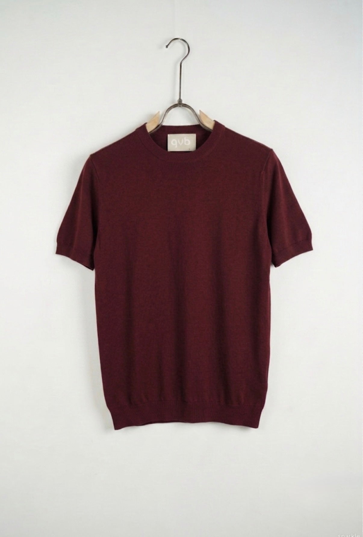 Maglia girocollo premium bordeaux