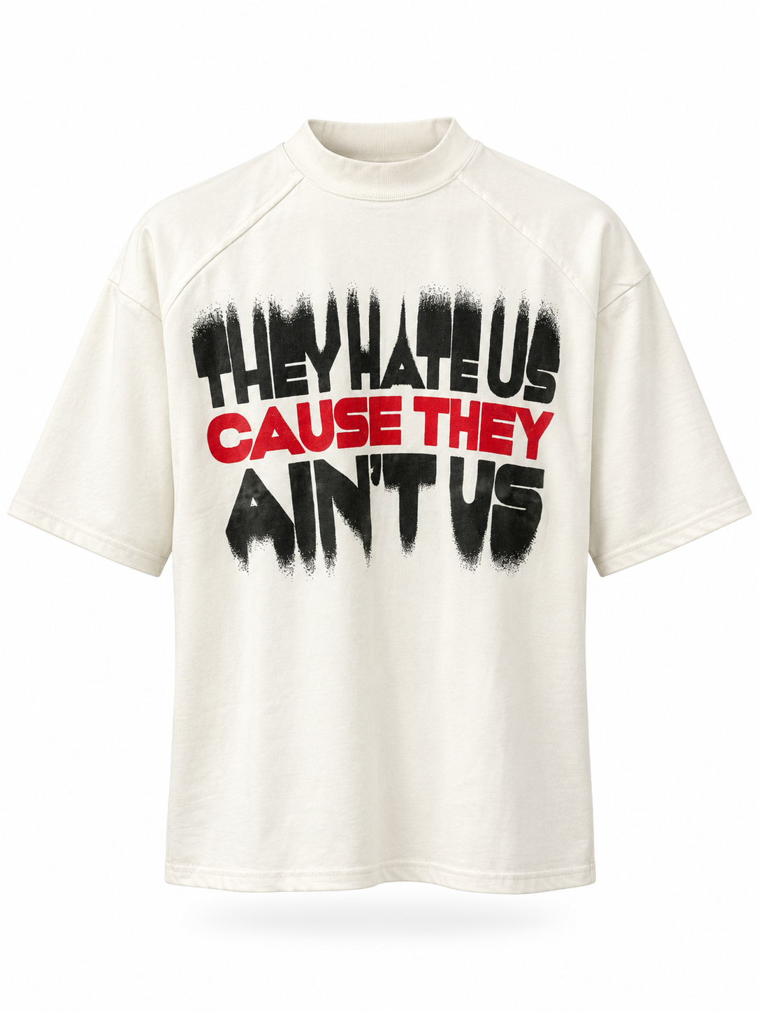 T-shirt Hate us