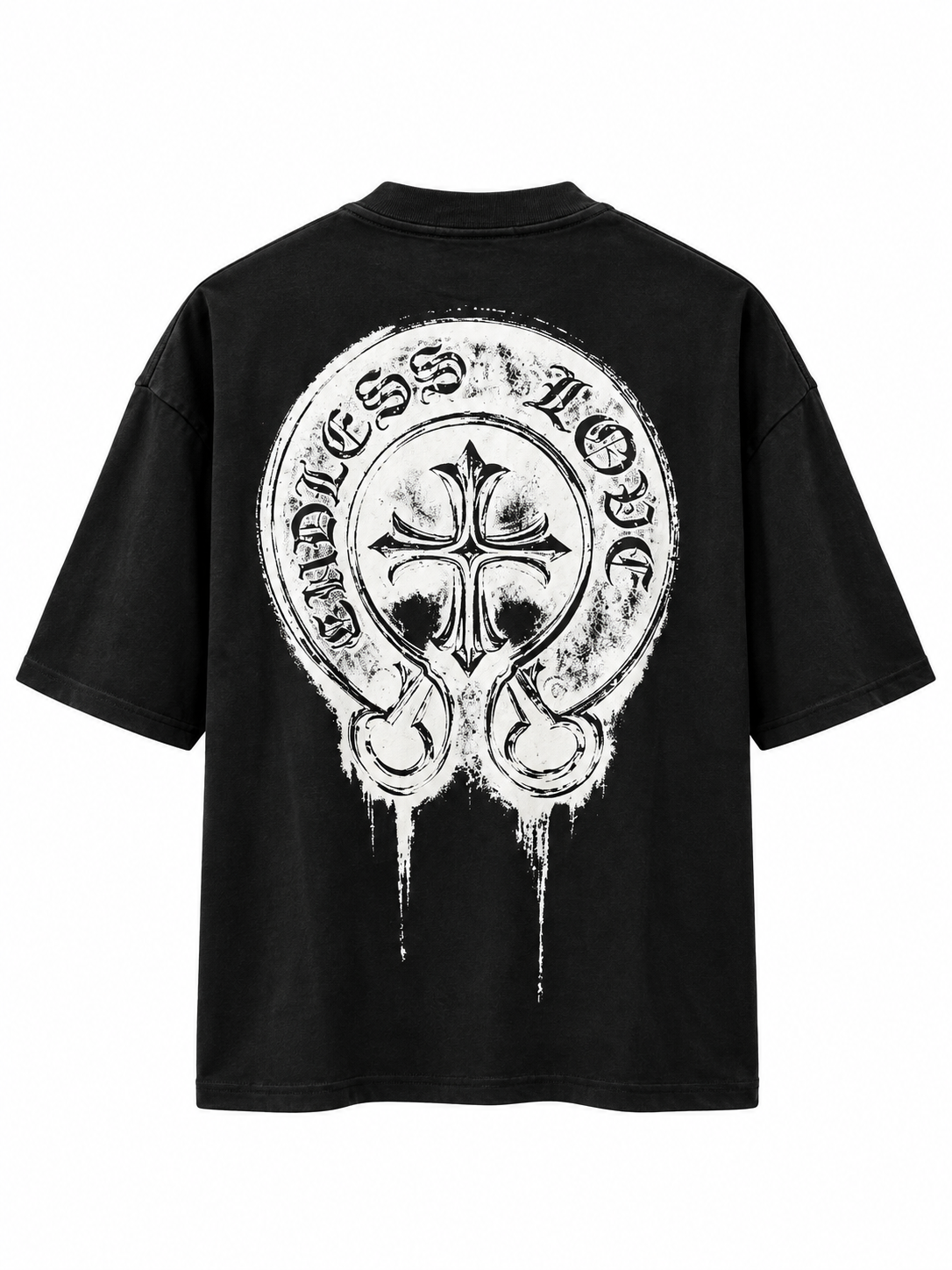 T-shirt Black Cross