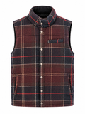 Gilet scozzese double face
