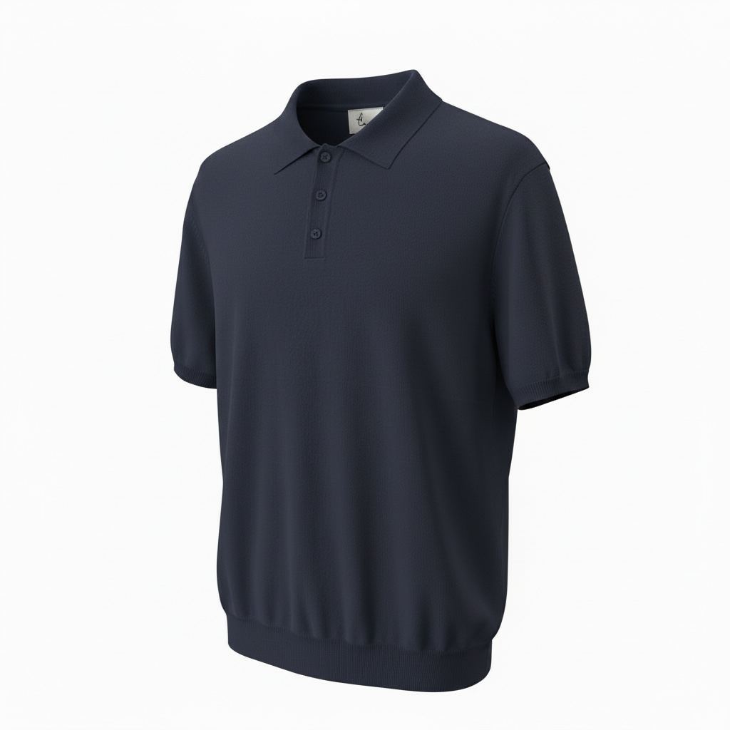 Polo MYK Blu Notte | Slim Fit Urban Premium | TAZIMSHOP